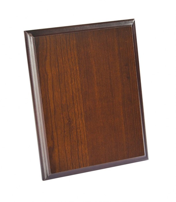 PLAQUE RECTANGULAR WALNUT 160X120X15 MM