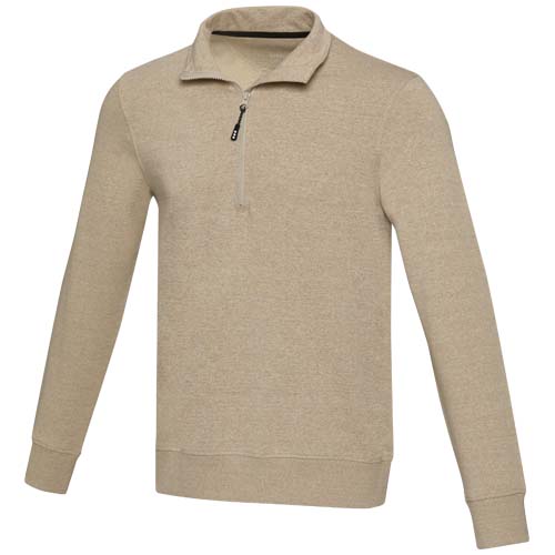 Tin 280 g/m² unisex Aware™ recycled quarter zip sweater 