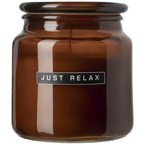 Wellmark Let's Get Cozy scented candle - cedar wood fragrance