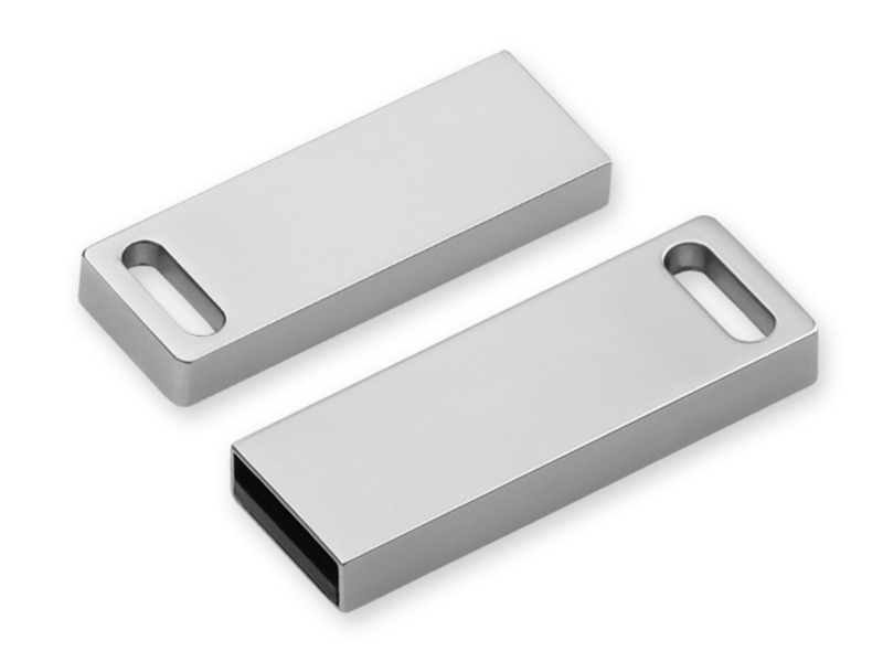 USB FLASH 52 metal USB FLASH 8 GB supporting interface 2.0, Satin silver