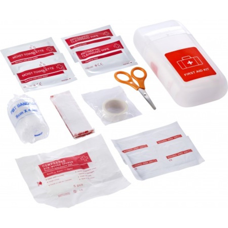 First aid kit in PP container
