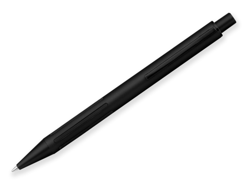 TAURET metal ball pen, blue refill, Black