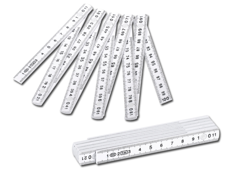 TORKEL plastic foldable measure, 1 m, White