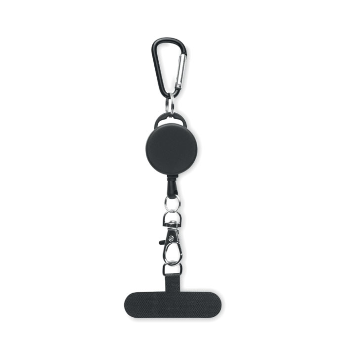 Retractable phone holder