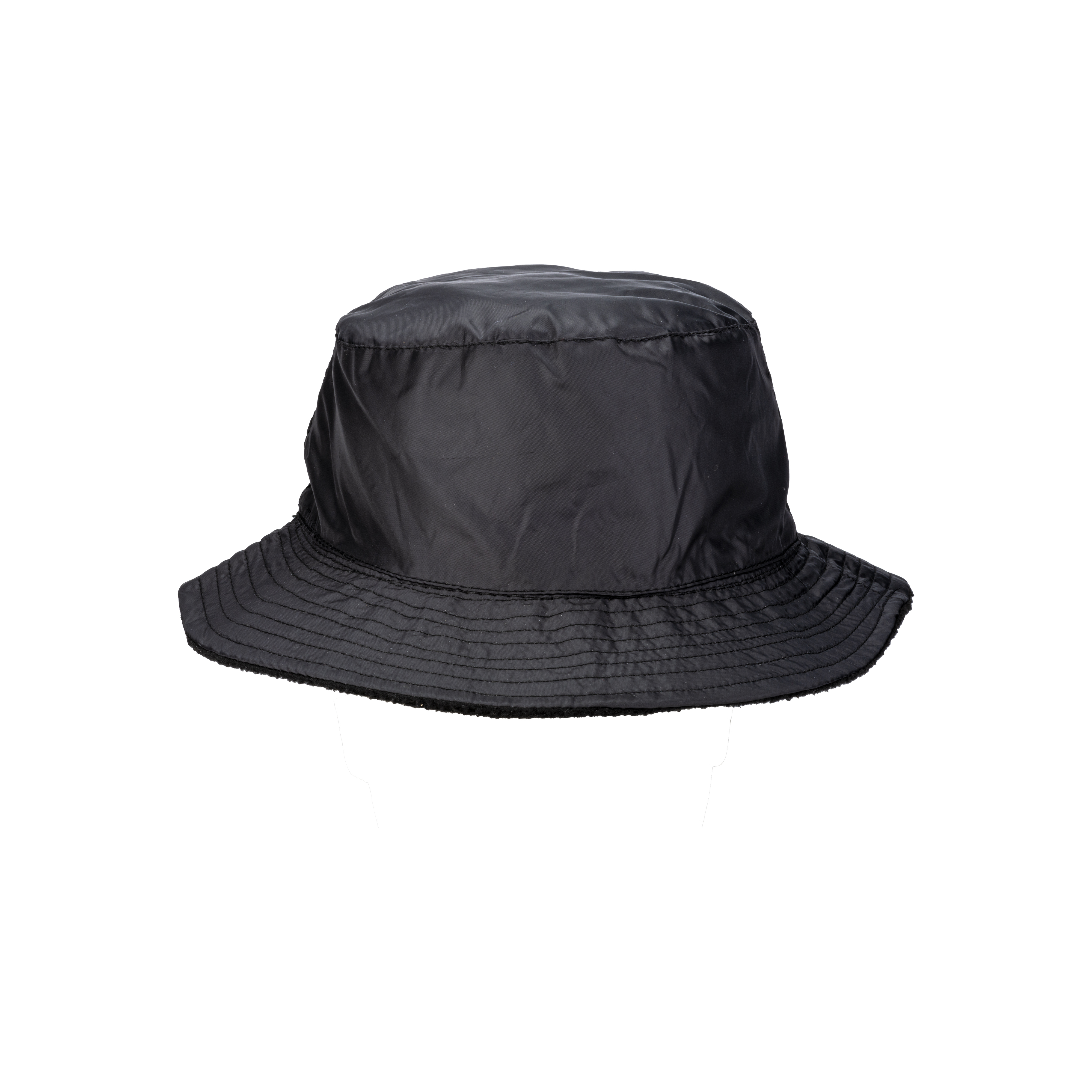 Reversible polyester/fleece hat Black