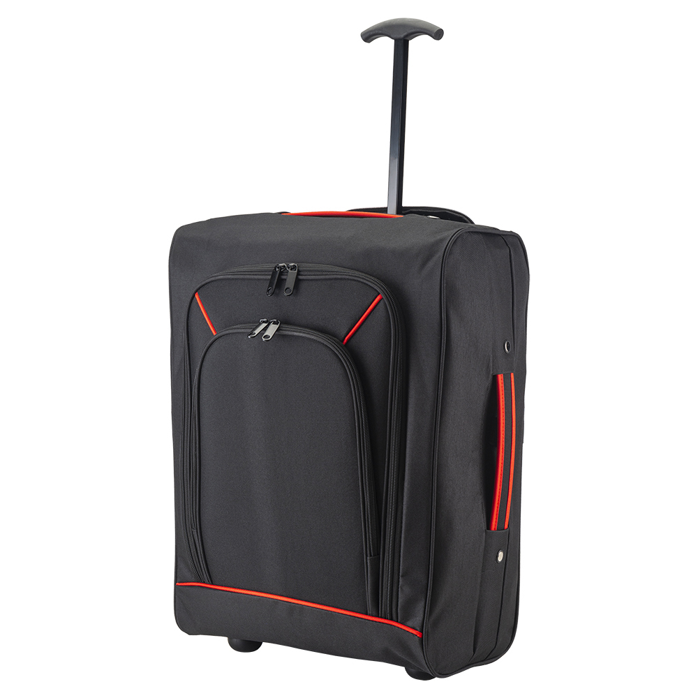 600D polyester soft trolley Red