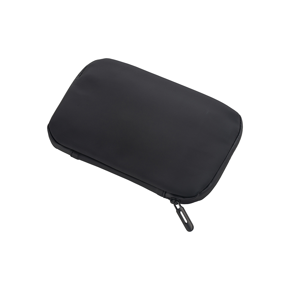 Water-resistant soft pu Tech organiser Black