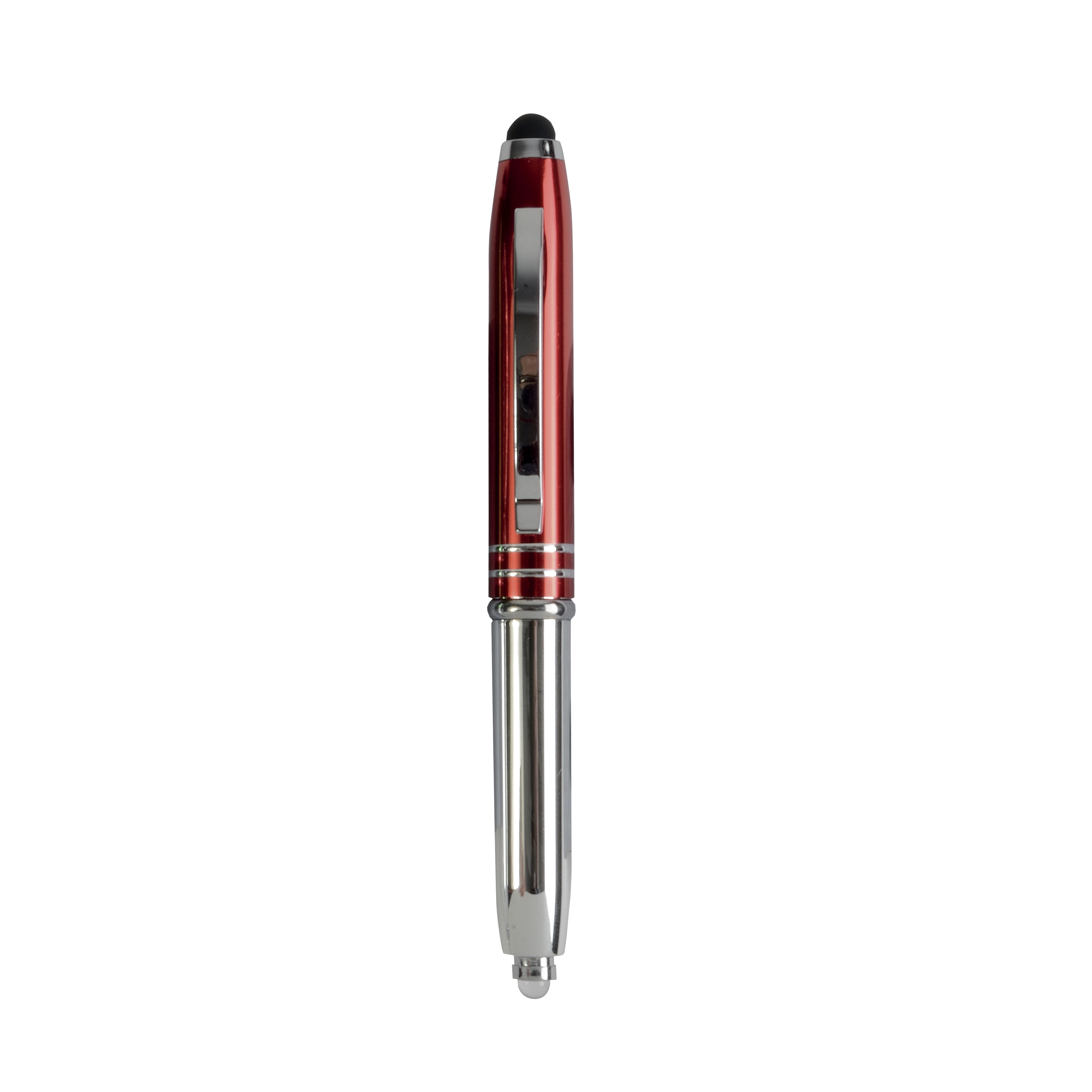 Touch screen ballpen with light Red
