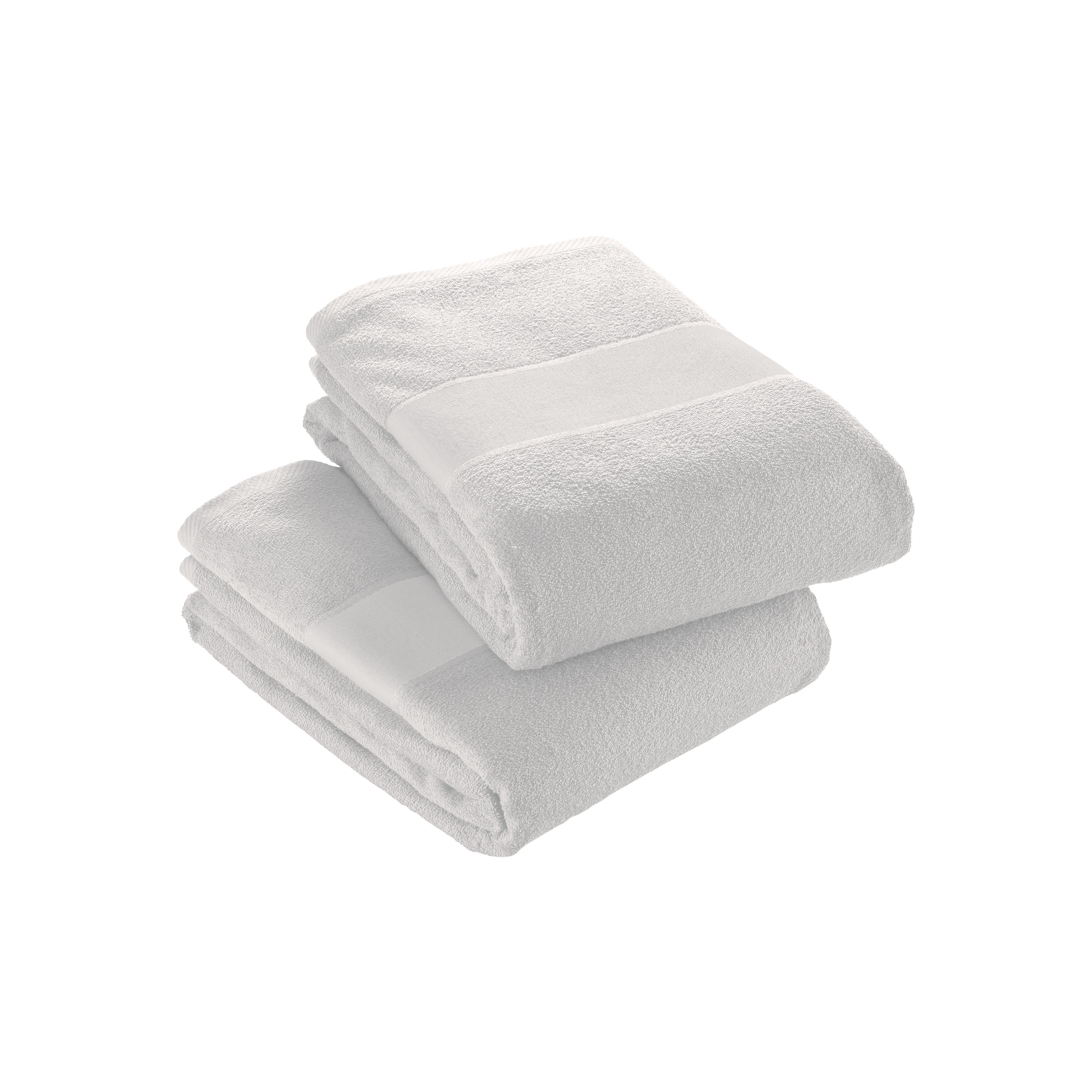 Asciugamano 100% cotone 400 g/m2 bianco 40x60 cm White