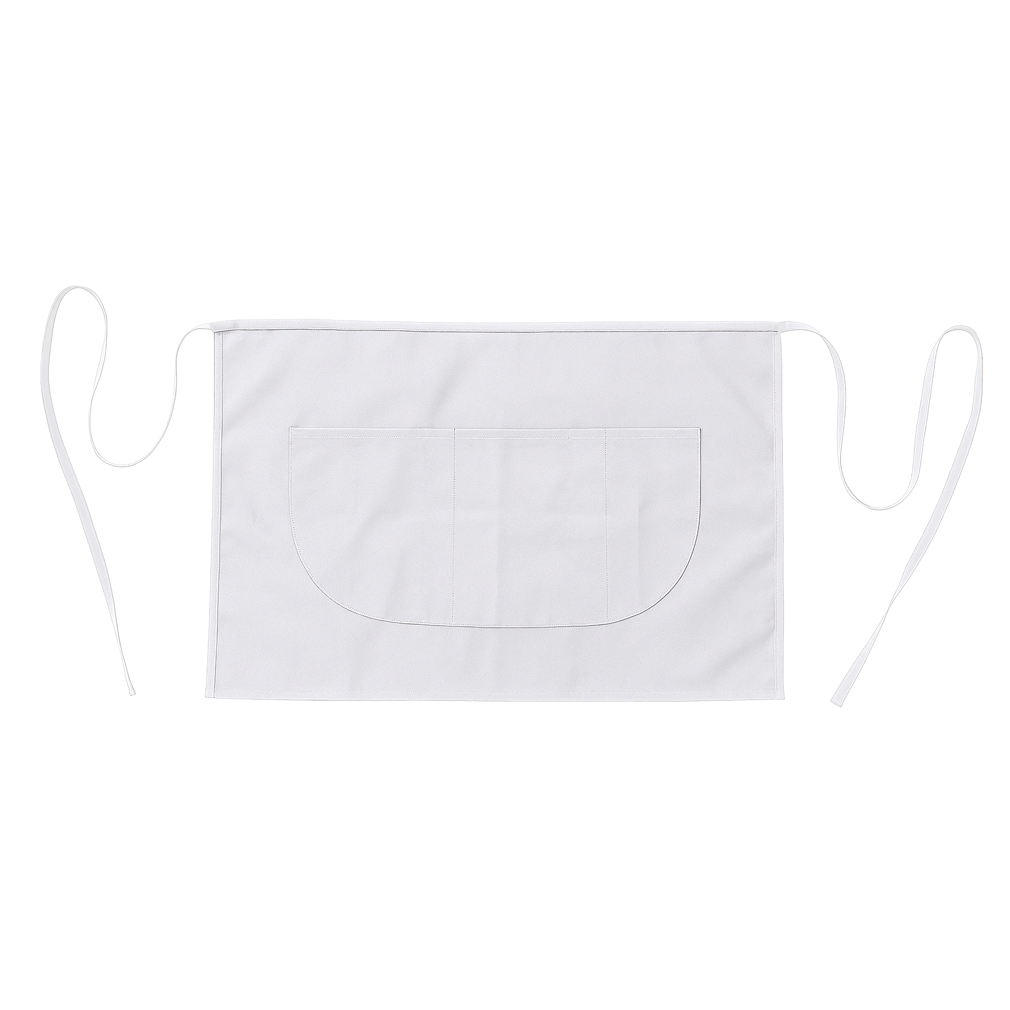 Barman apron Made in Italy in cotton and polyester 200 g/m2 White