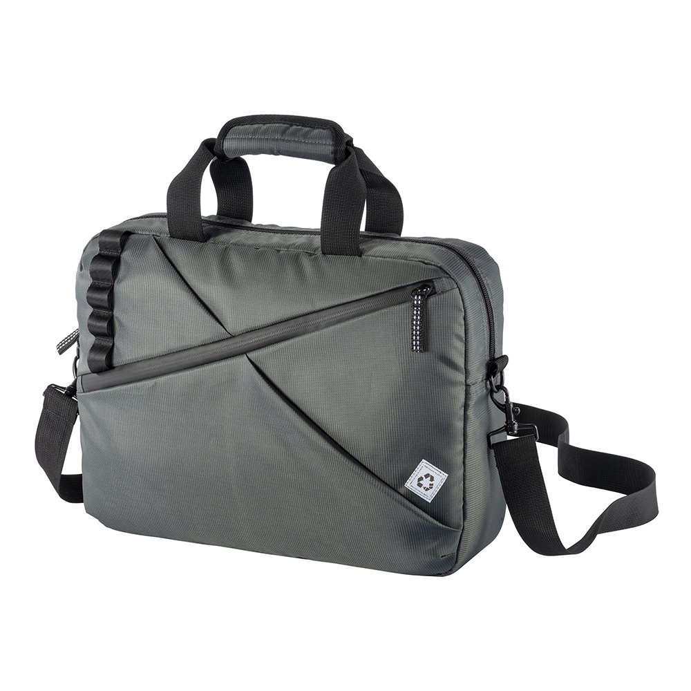 Laptop bag in recycled PET Grey