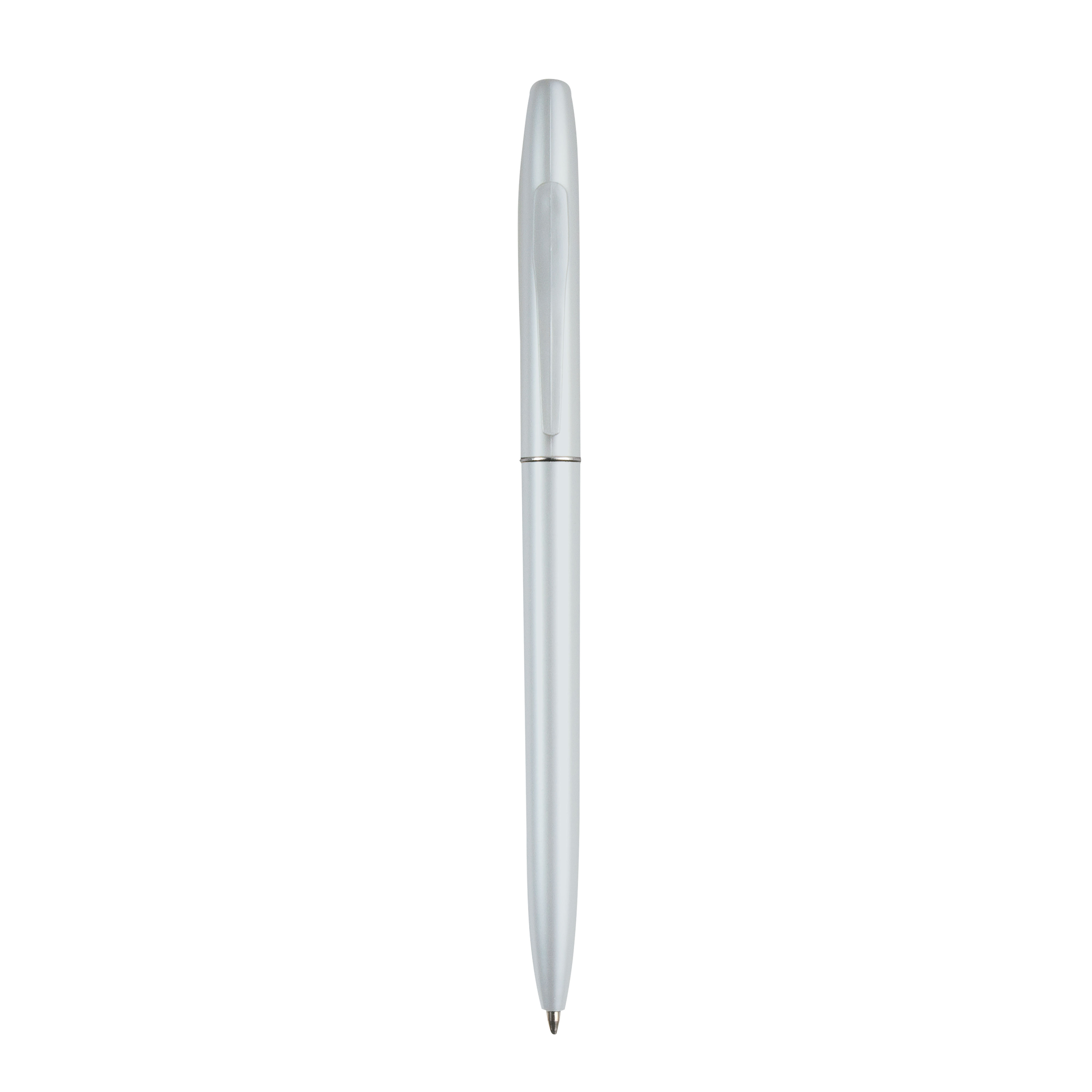 Plastic twist pen, ideal for diaries White