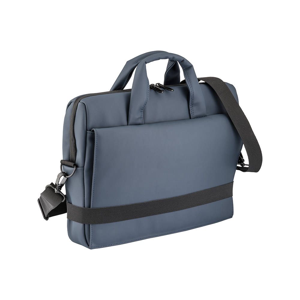 Briefcase in Soft PU water resistant Blue