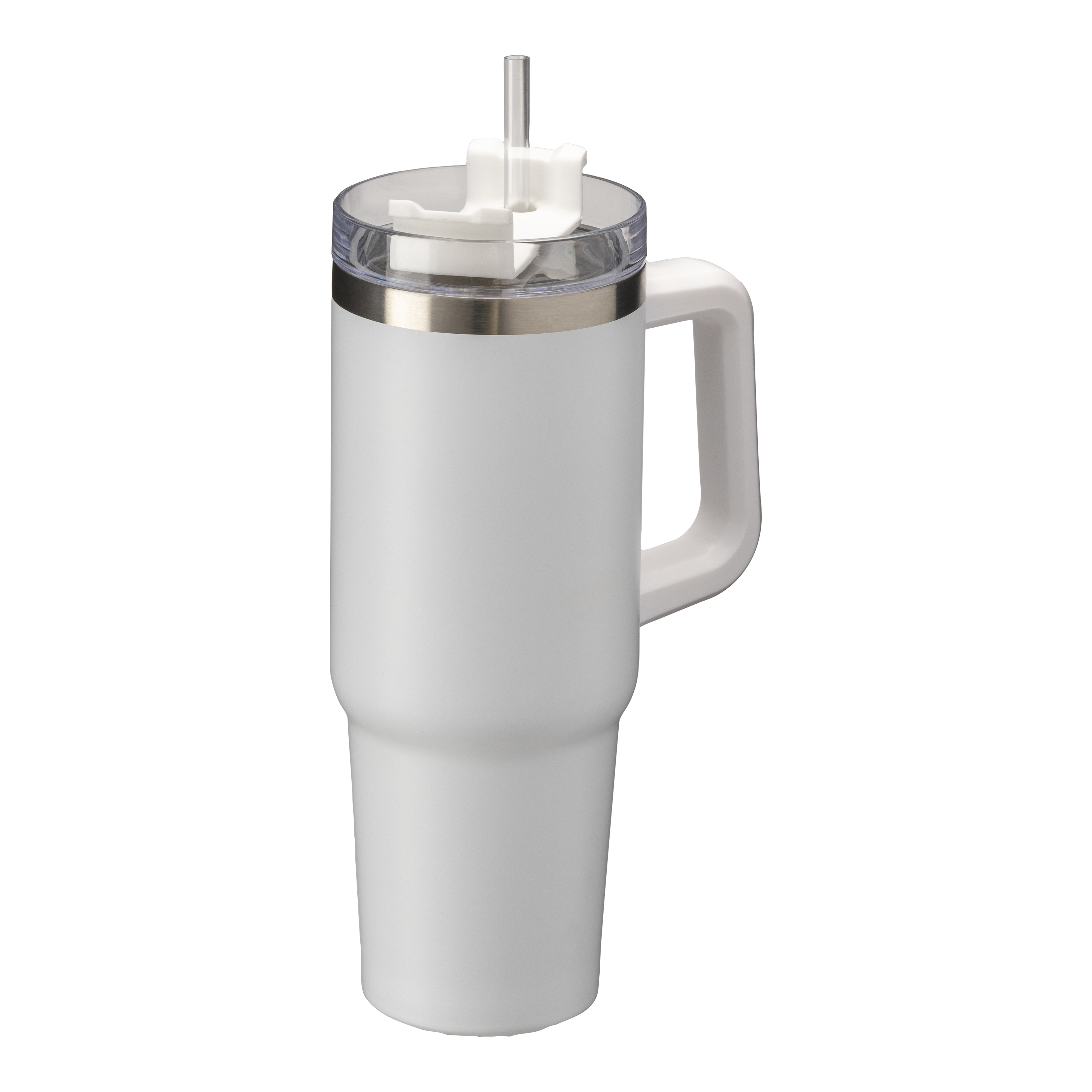 Stainless steel 900ml thermal walking mug White