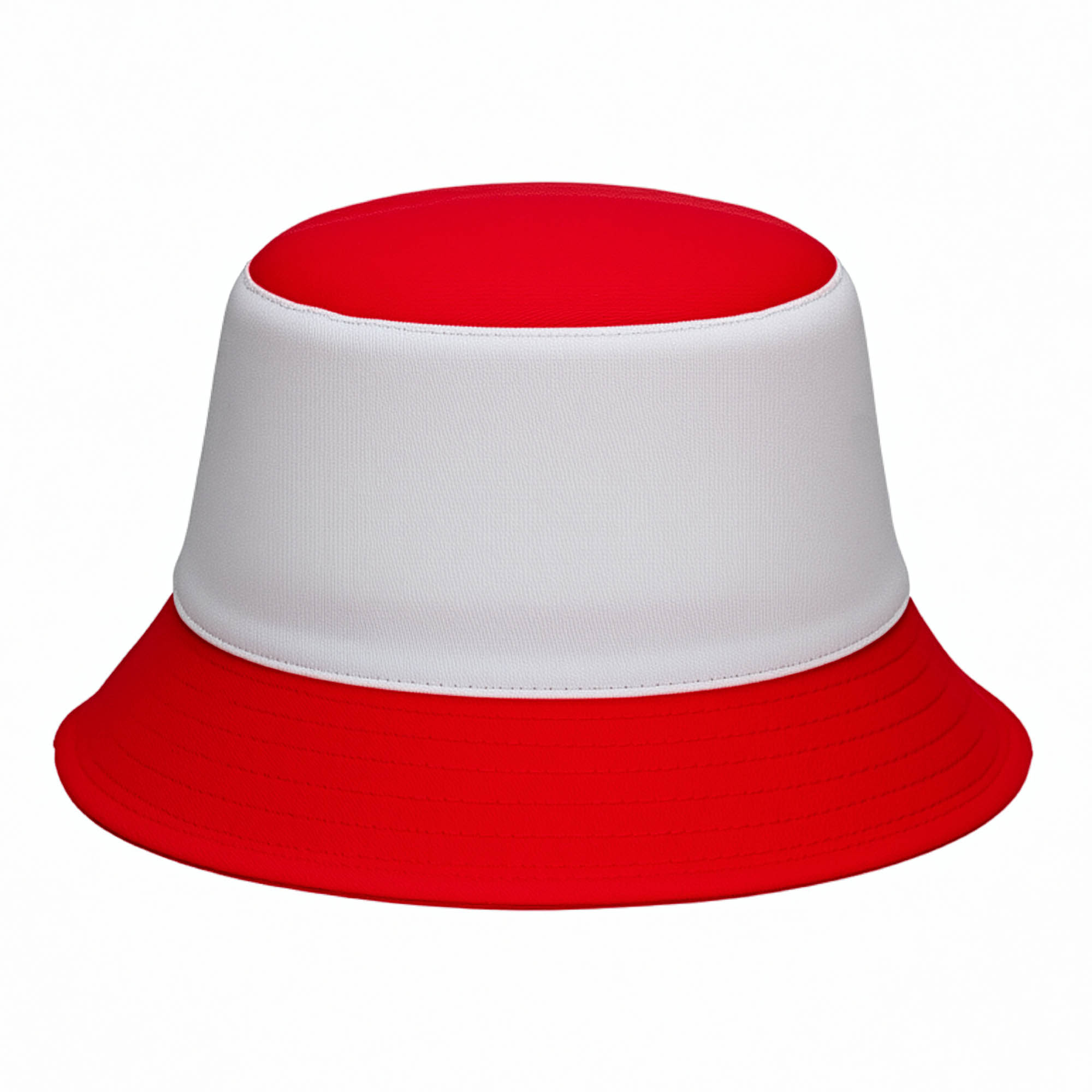 Two-tone dyed 180 gr/m2 polycotton cap miramare. Size 56 Red