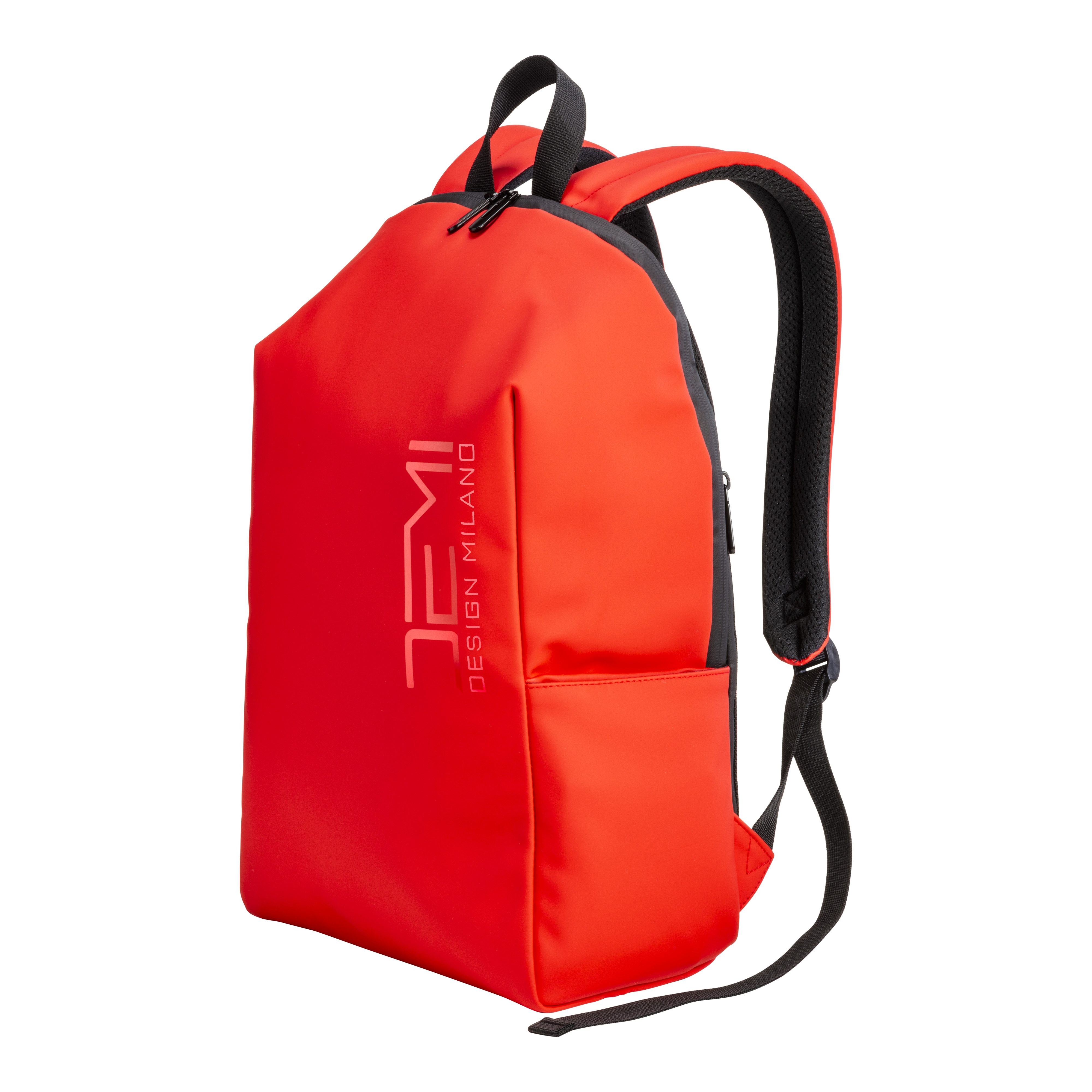 Laptop backpack in Soft PU water resistant Red