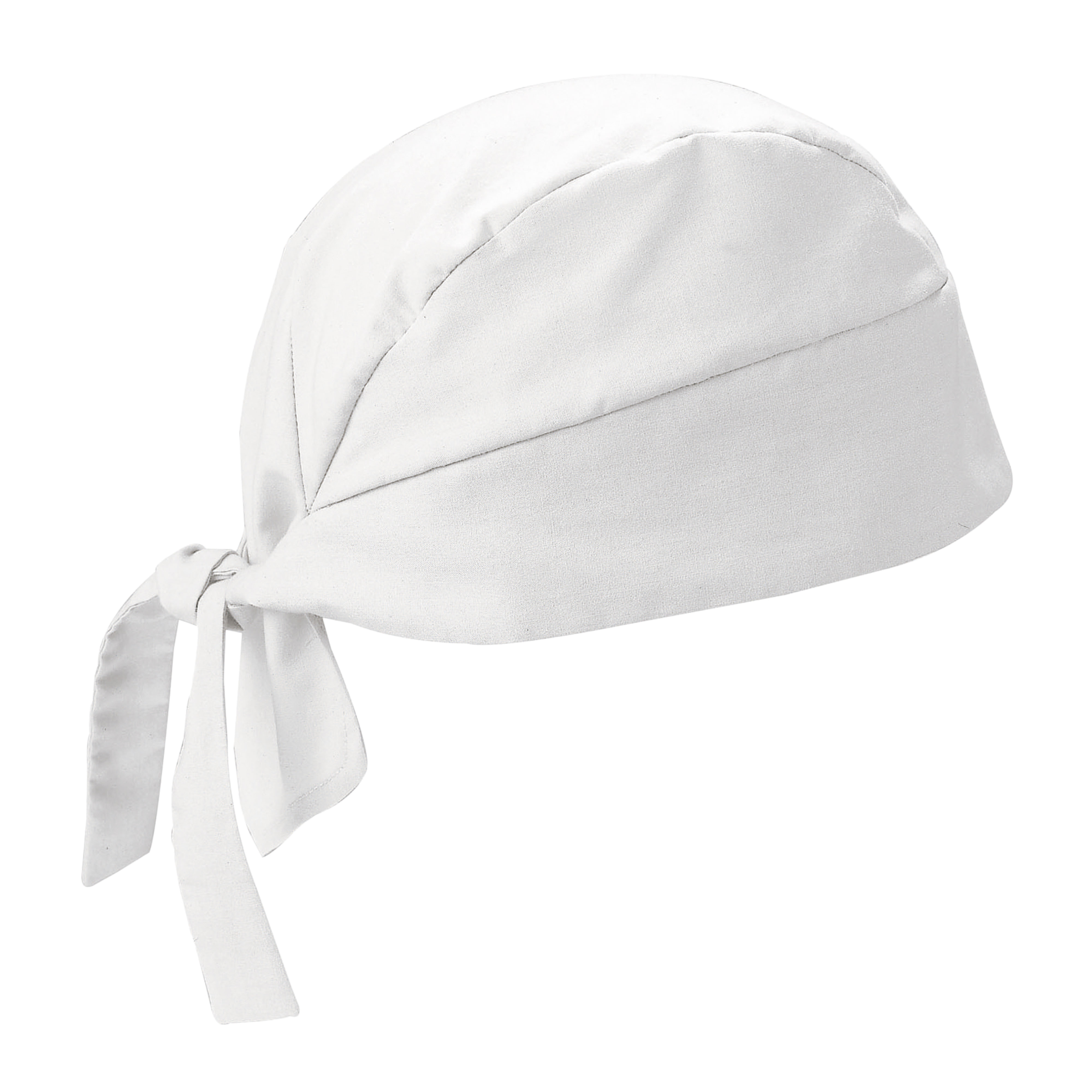 Cotton/polyester bandana cap White