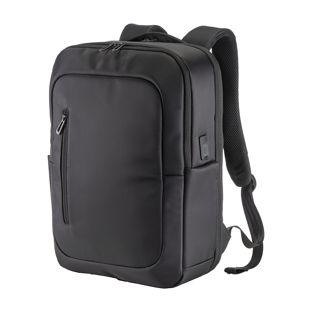 210D polyester laptop backpack (15.7) Black