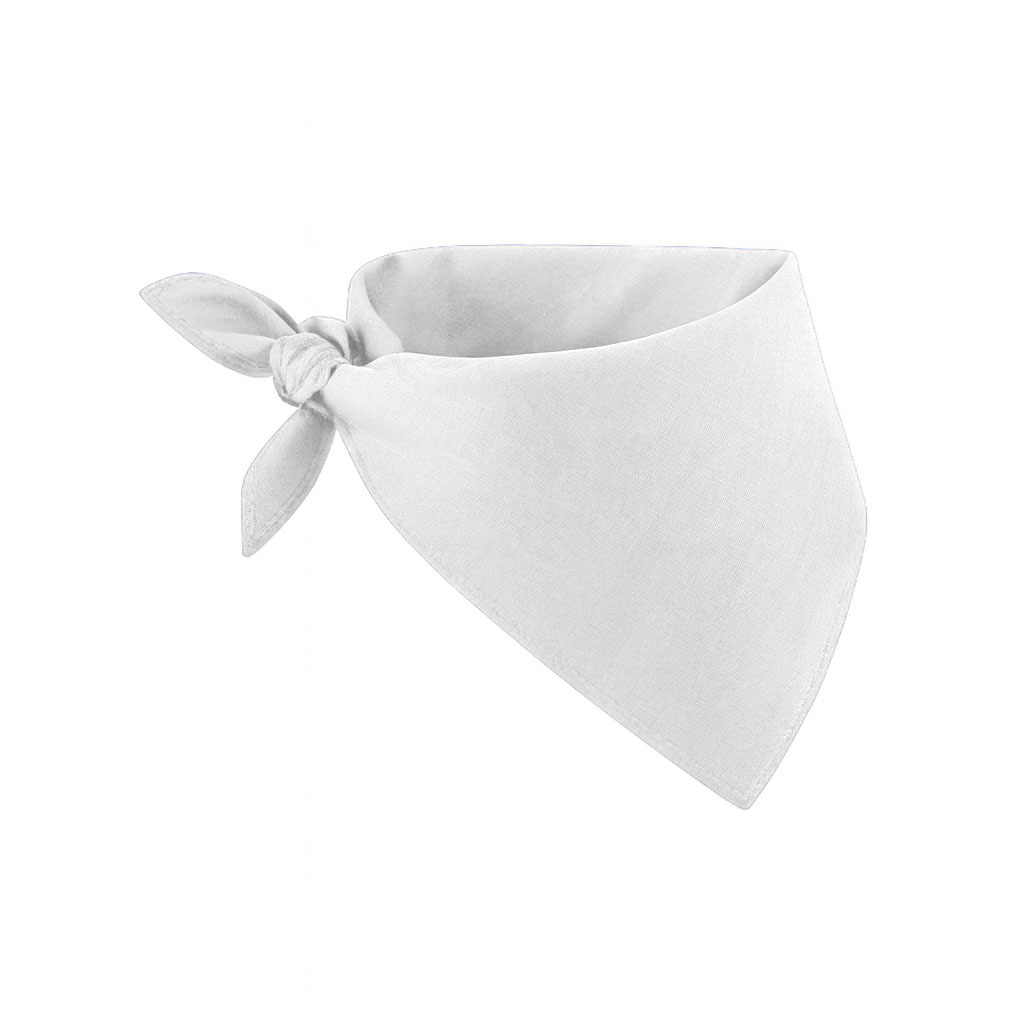 100% cotton scarf/bandana White