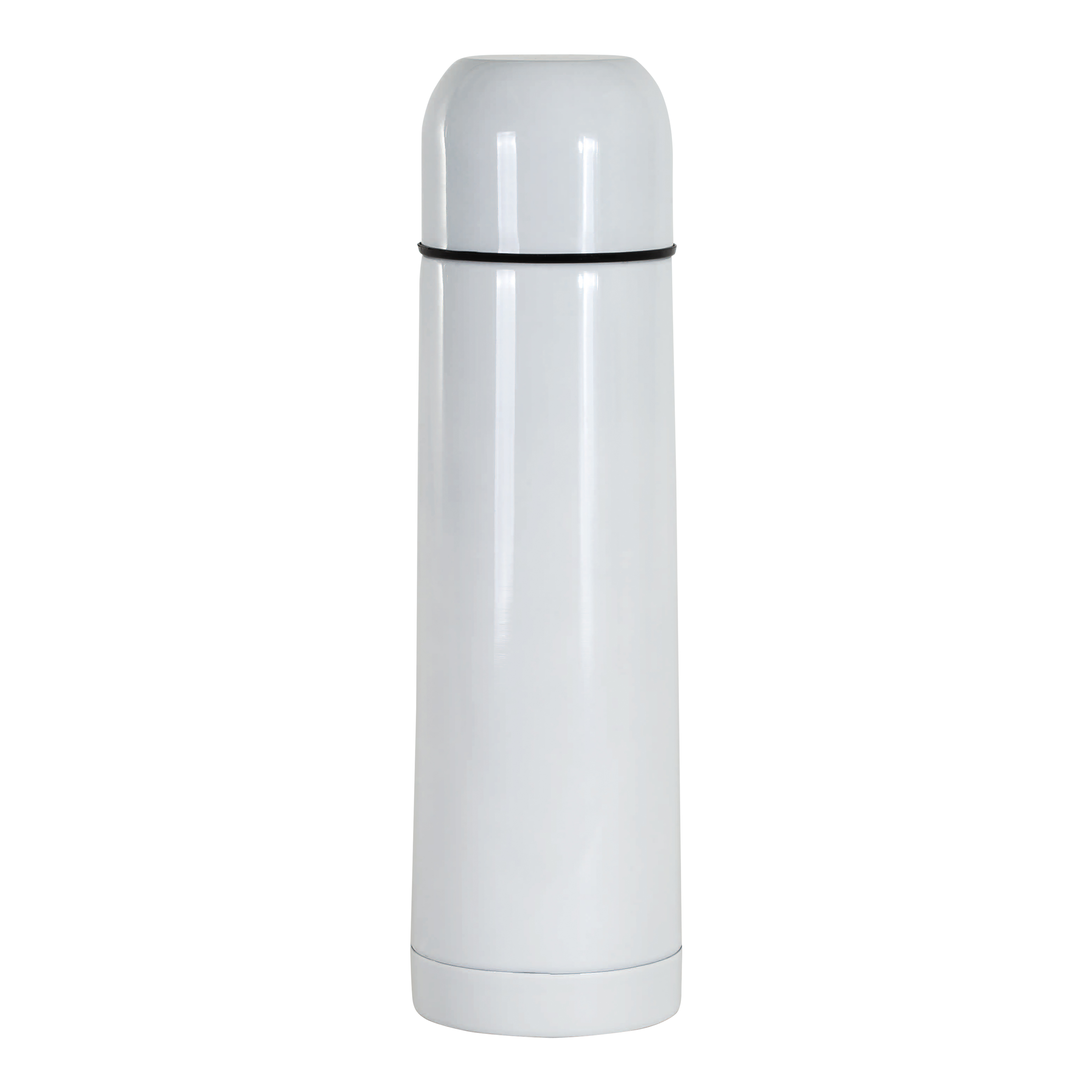 Double wall stainless steel insulating vacuum flask (500 ml) White
