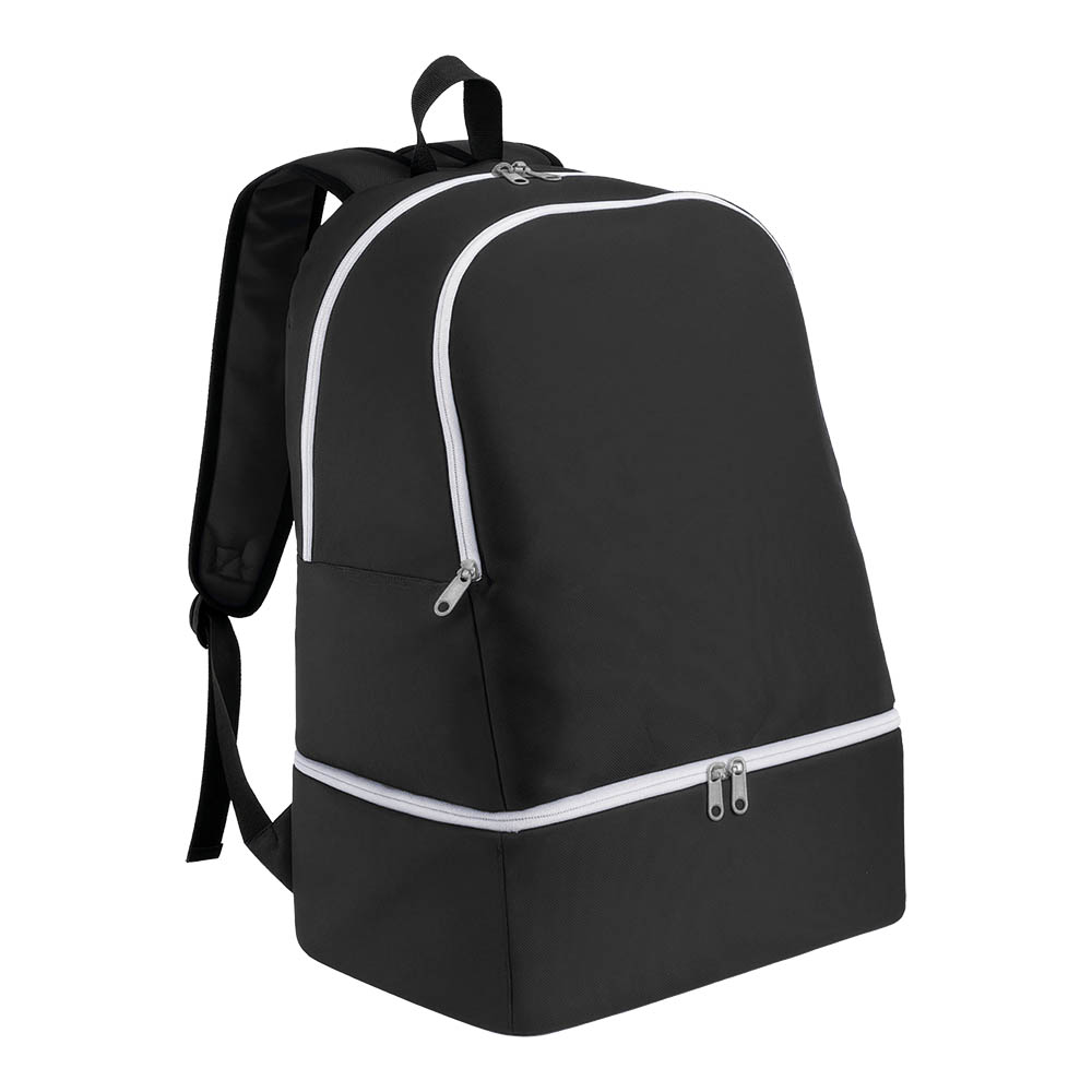 Sports backpack in 600D polyester Black