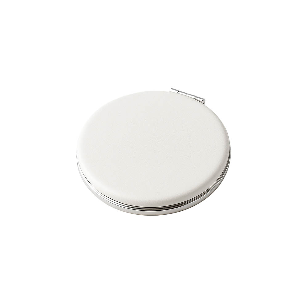 Double mirror made of PU and metal White