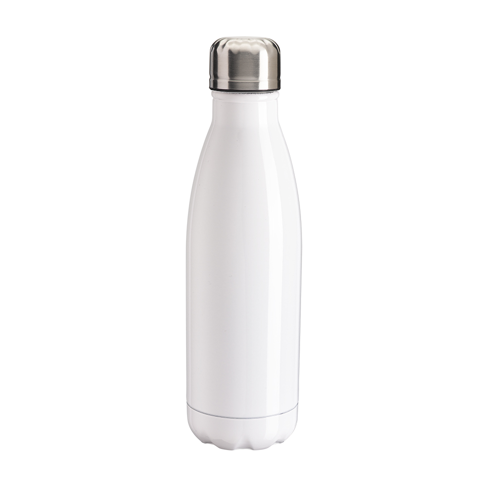 500 ml stainless steel bottle. White