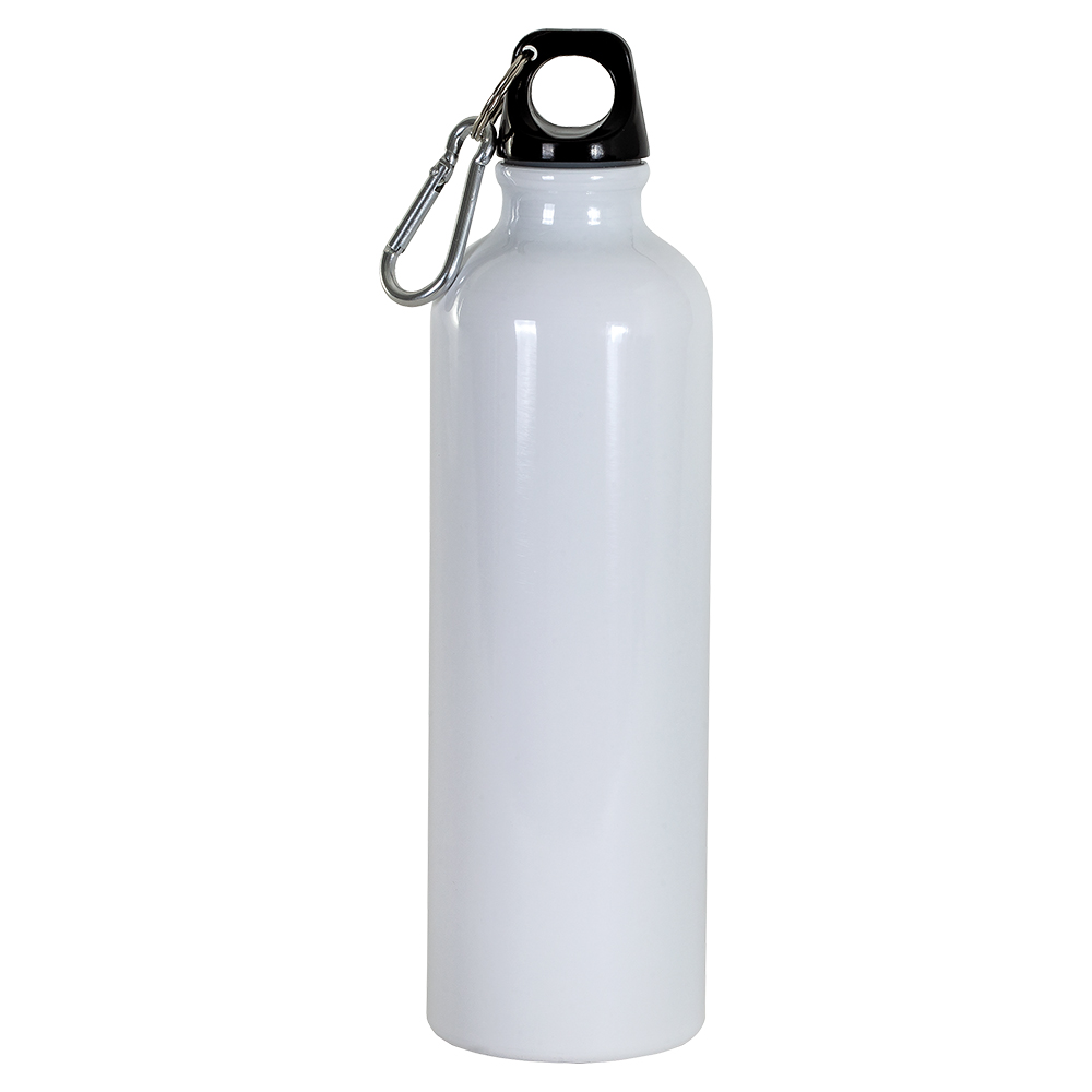 750 ml stainless steel bottle. White