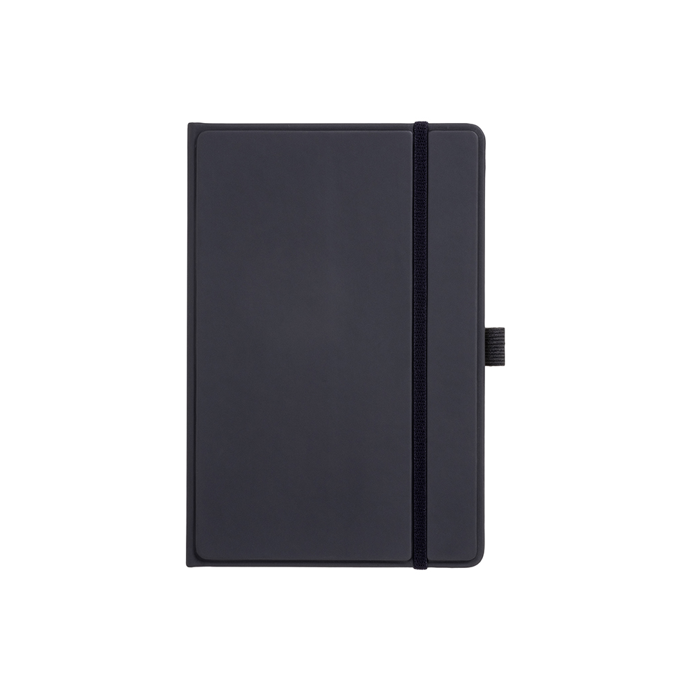 A5 size notebook with soft PU hard cover Black