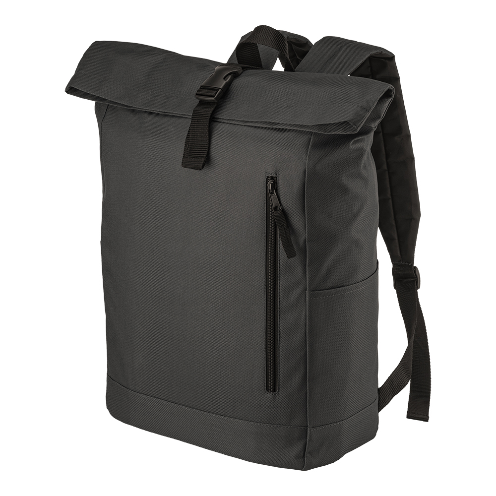 Laptop backpack (15) in 600D polyester Black