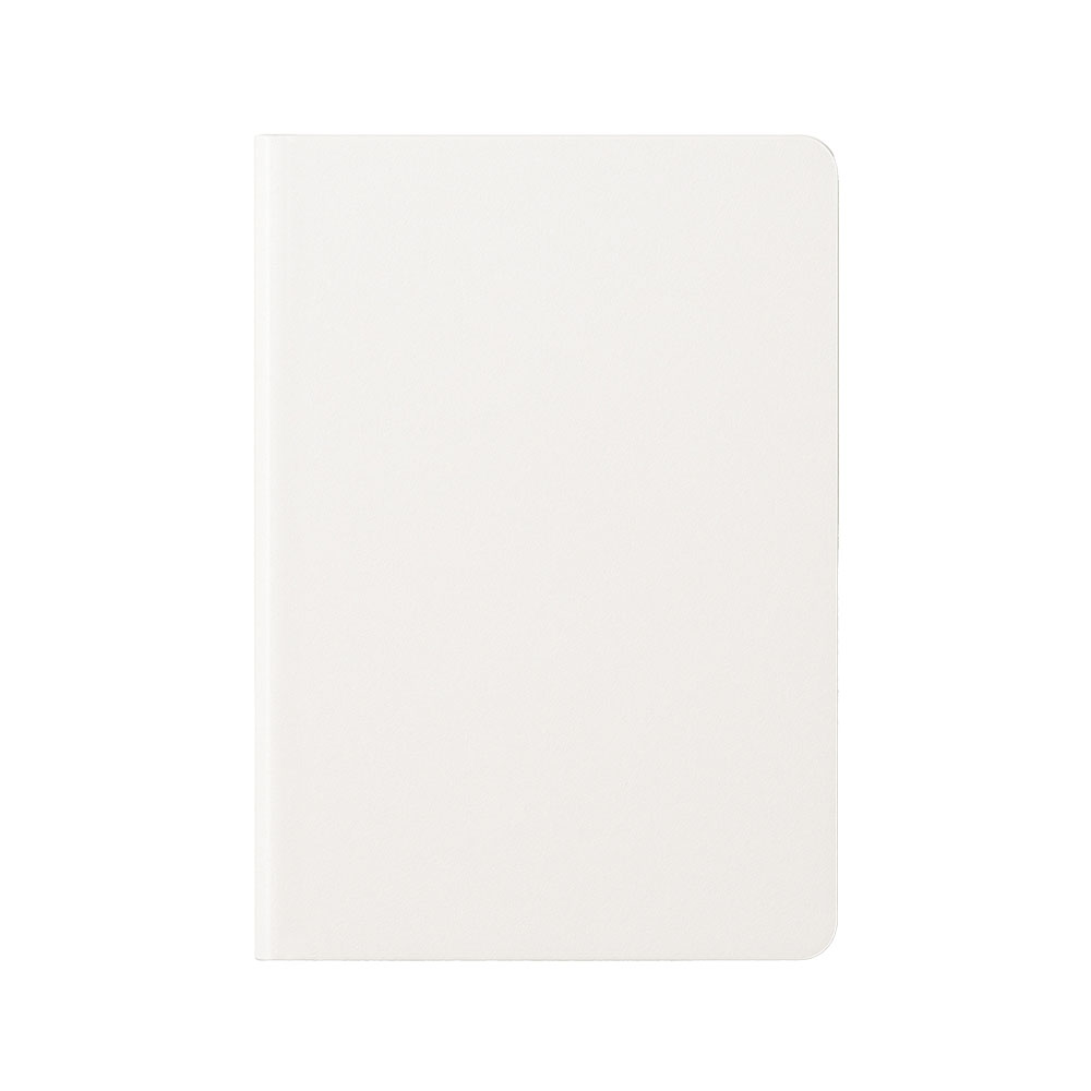 Soft cover notebook in PU with 80 lined white paper pages White