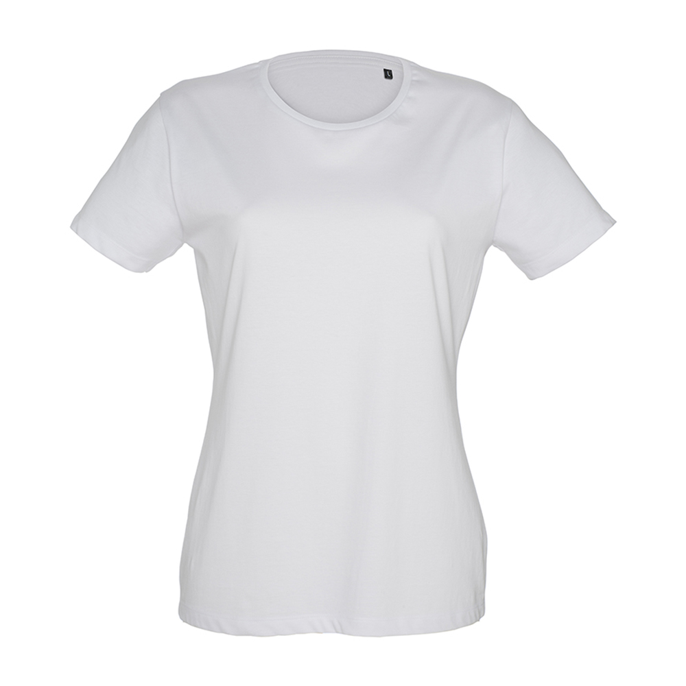 Women's T-shirt made of 145 g/m2 combed cotton White L