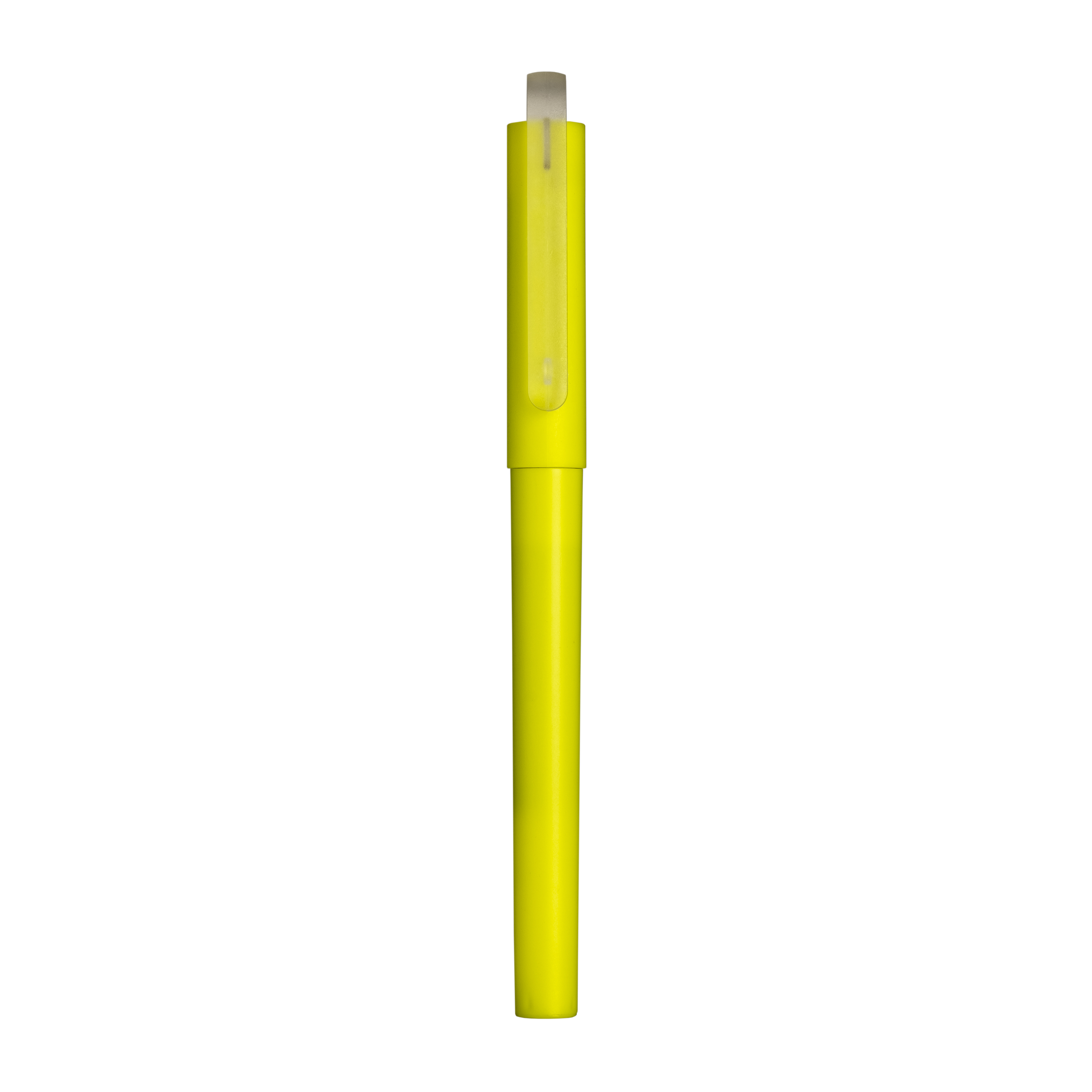 R-PET (recycled PET) pen with GEL ink Yellow
