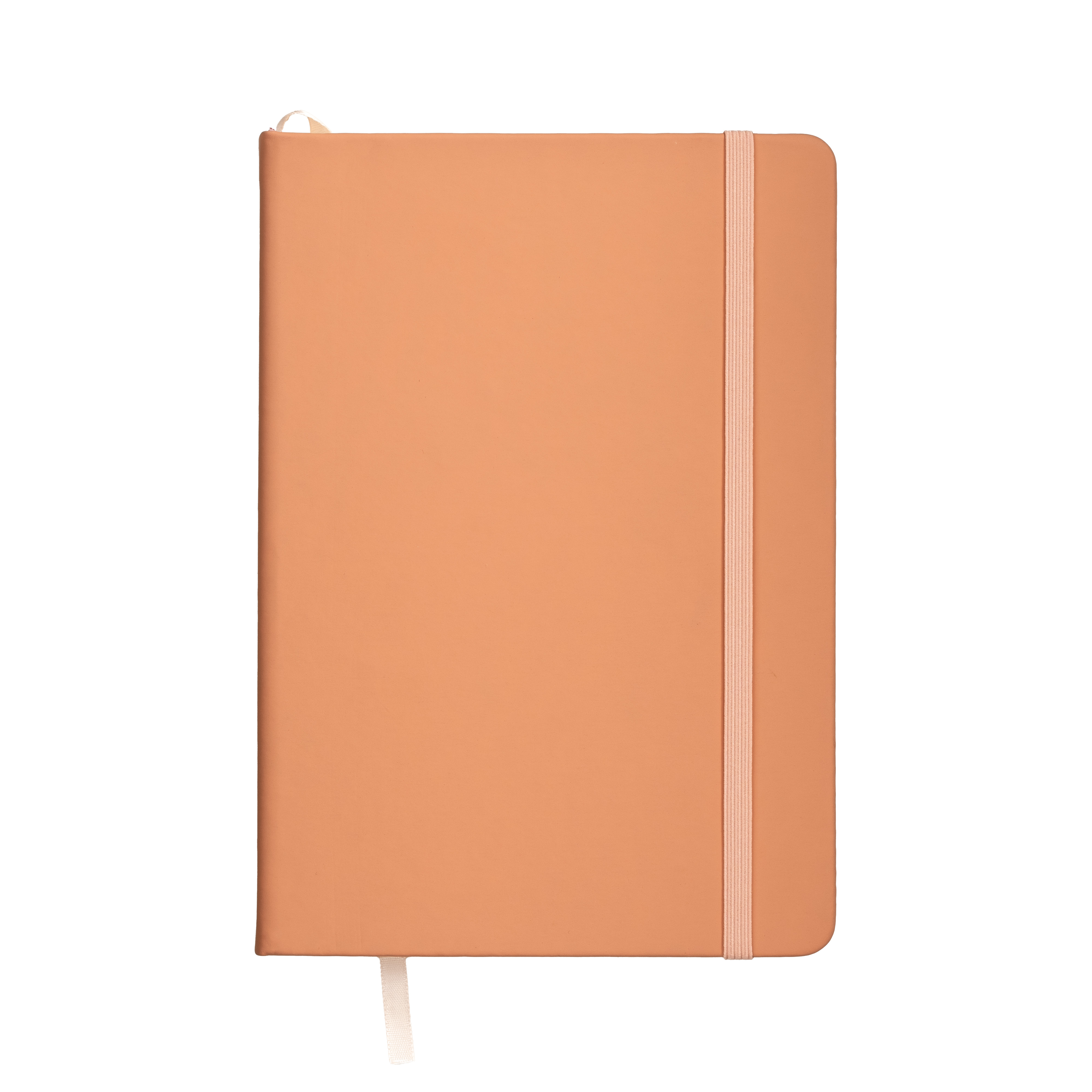 Notebook with PU cover Notebook with PU cover in pastel colors and elastic closure Pink