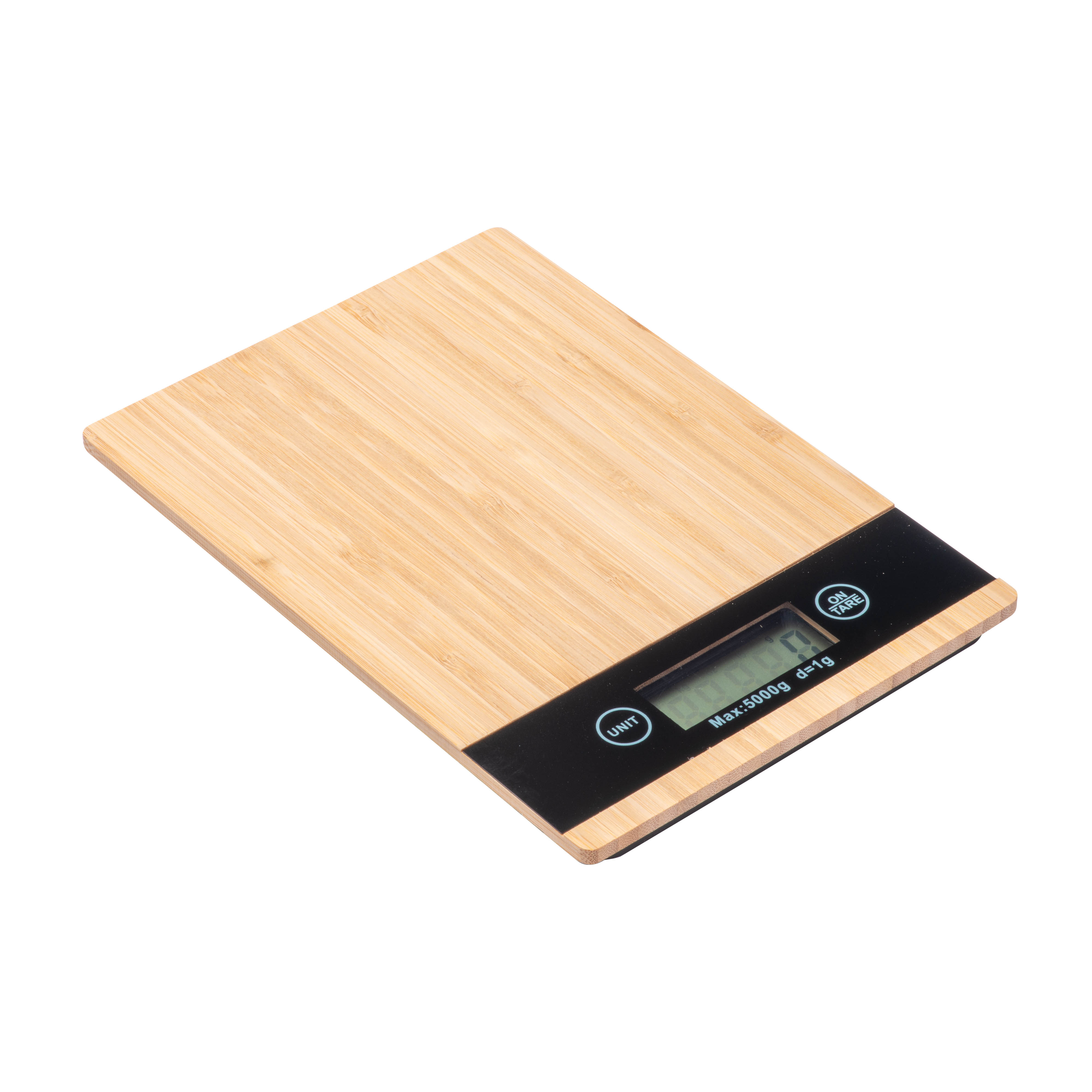 Digital bamboo kitchen scale Natural