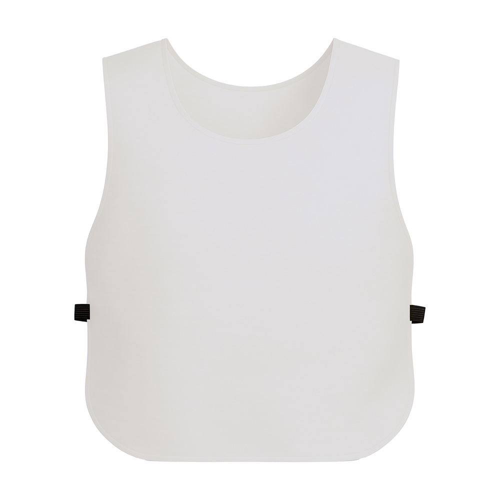 Non-woven fabric bib White