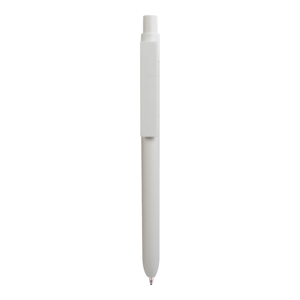 ABS plastic ballpen with antibacterial barrel. ISO 22196. White