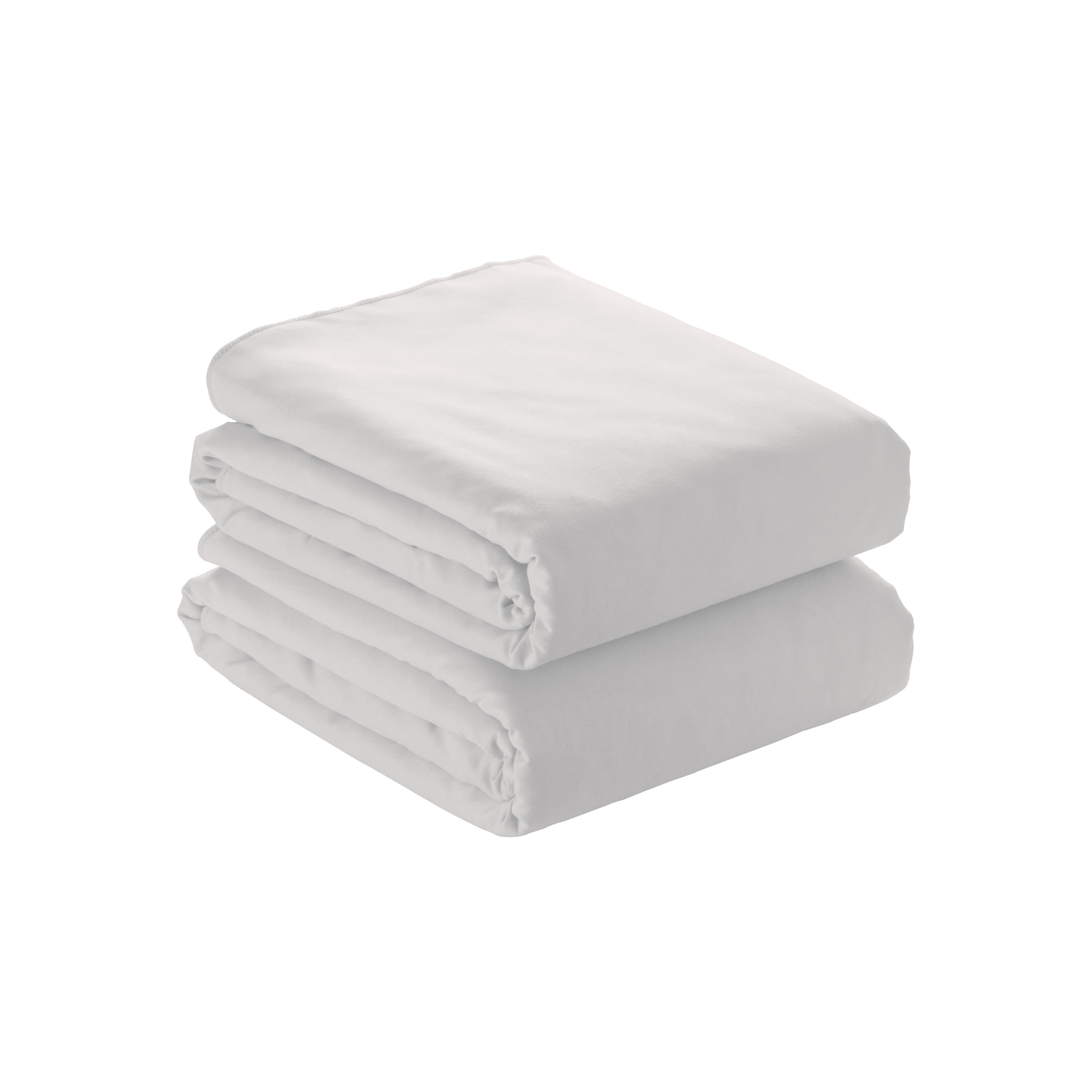 Extra-absorbent microfibre polyester (170 g/m2) towel (50 x 100 cm) White