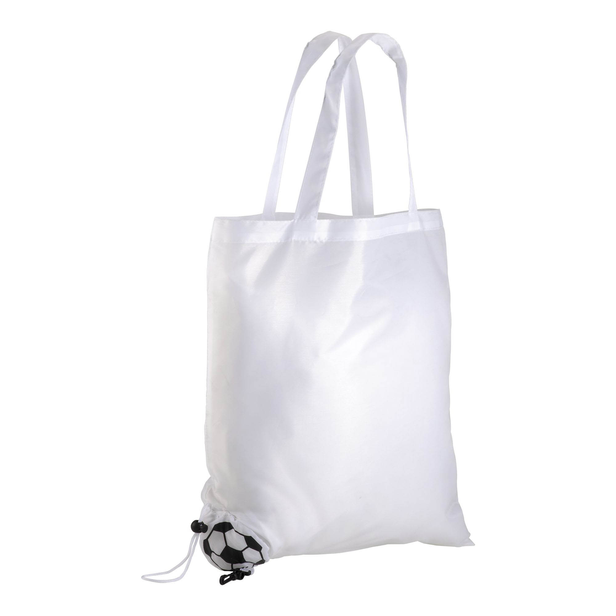 190T polyester, orange-, lemon- and blackberry-shaped foldable shopping bag White