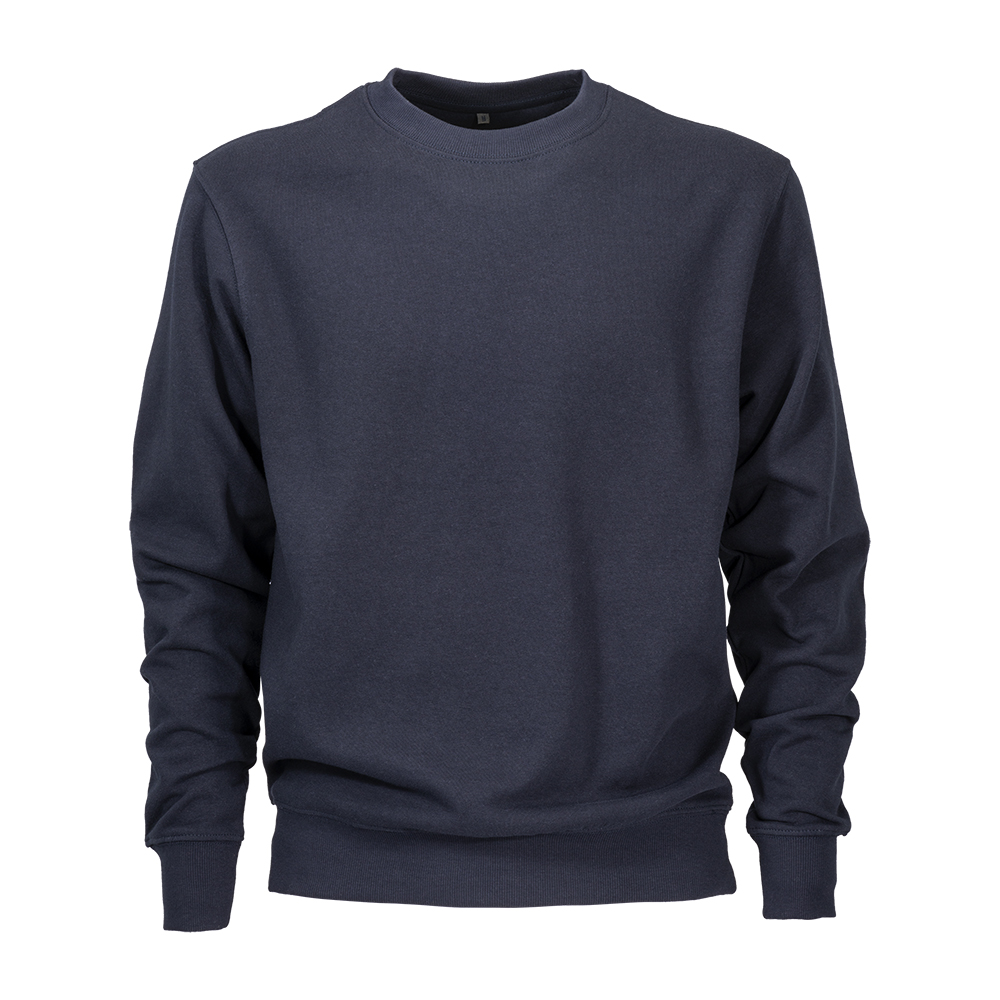 Round-neck sweatshirt, 60% polyester/40% cotton (280 g/m2). Sizes: S/M/L/XL/XXL Blue L