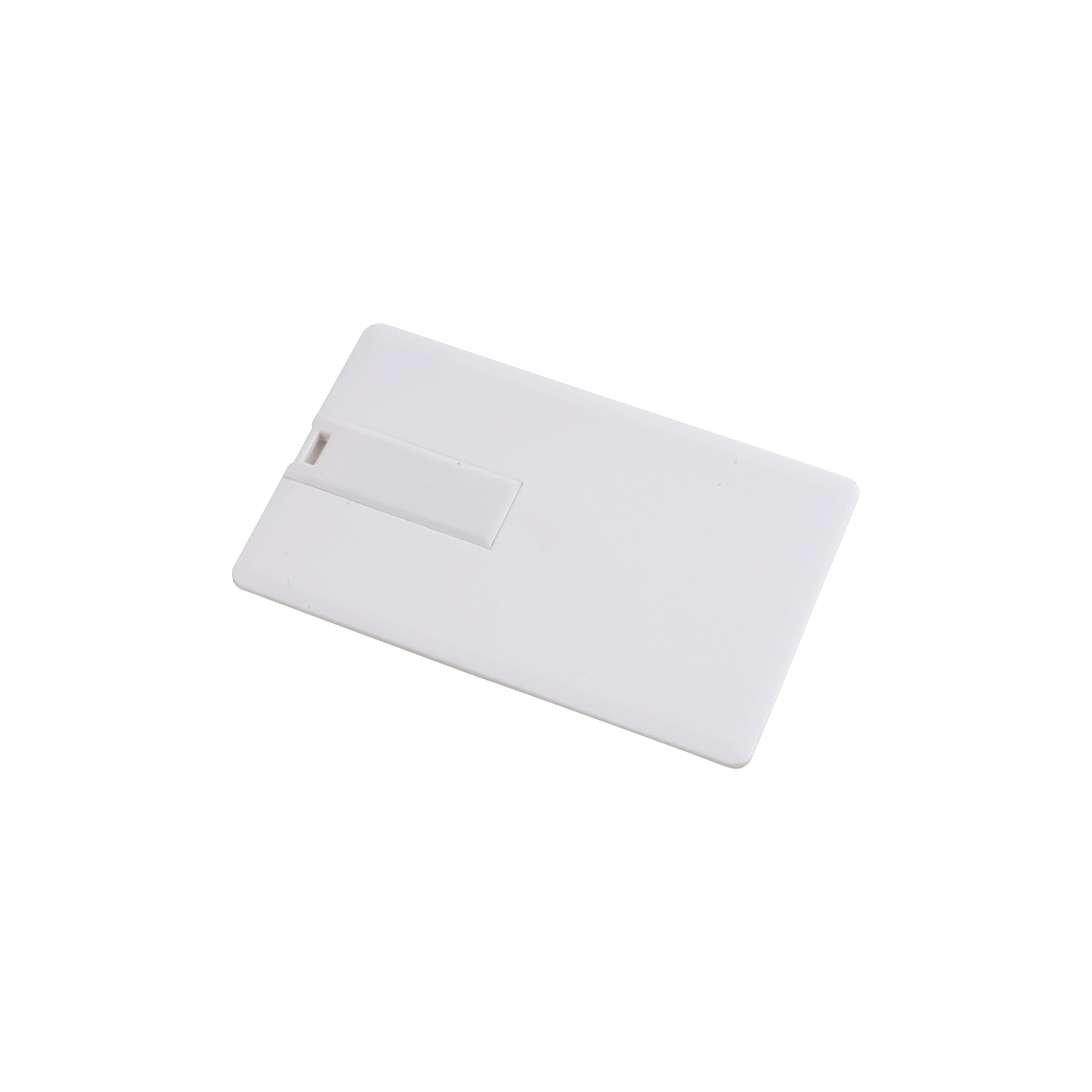 16GB credit card size USB flash drive (USB card). White