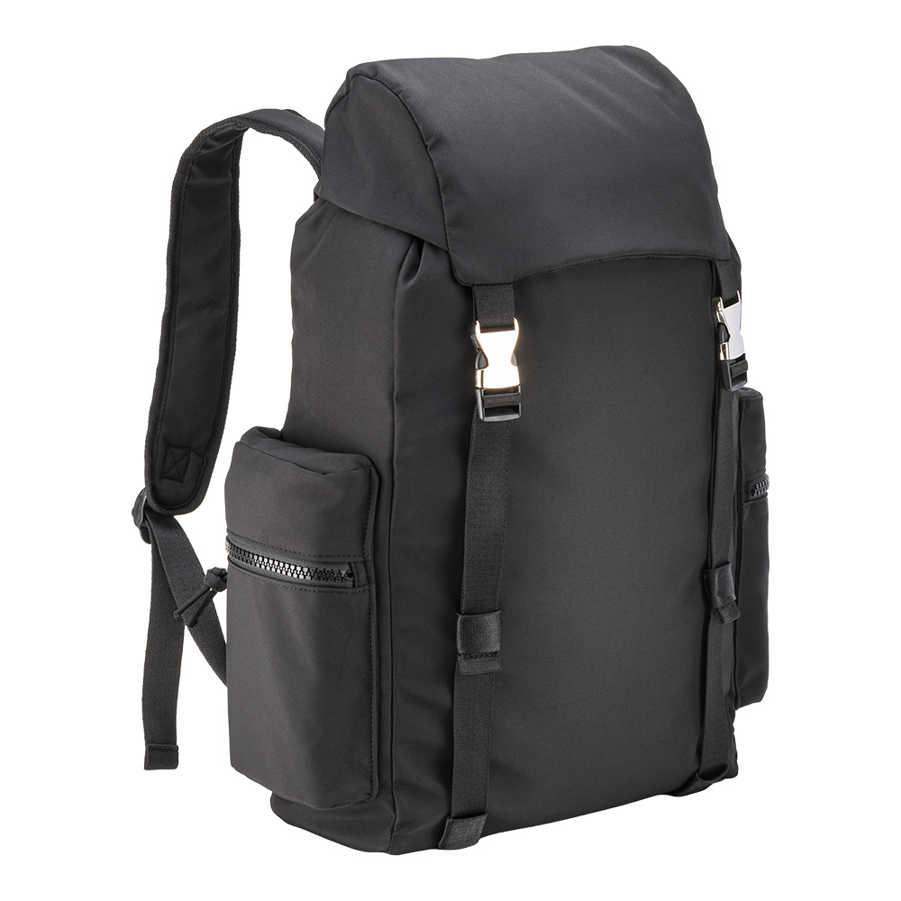 Laptop backpack (15) in 410T polyester Black