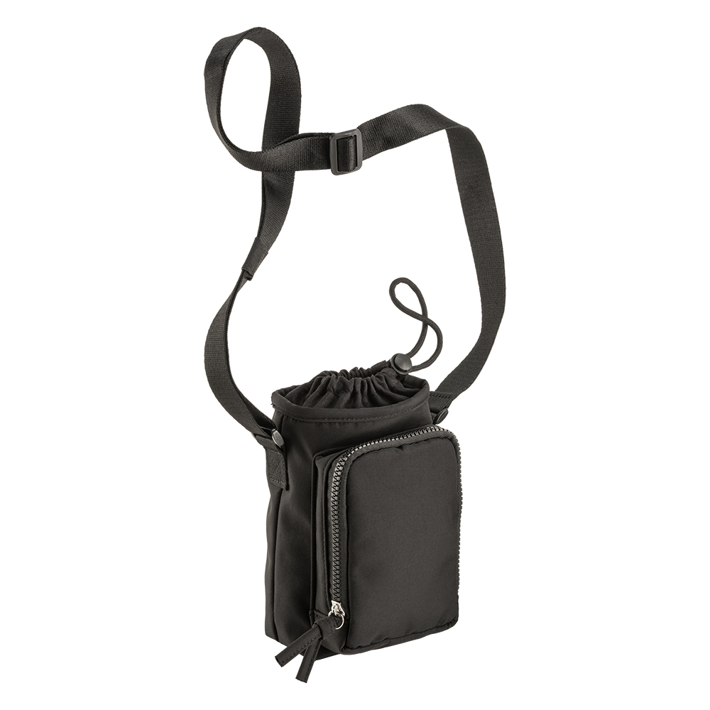 410T polyester water bottle bag Black
