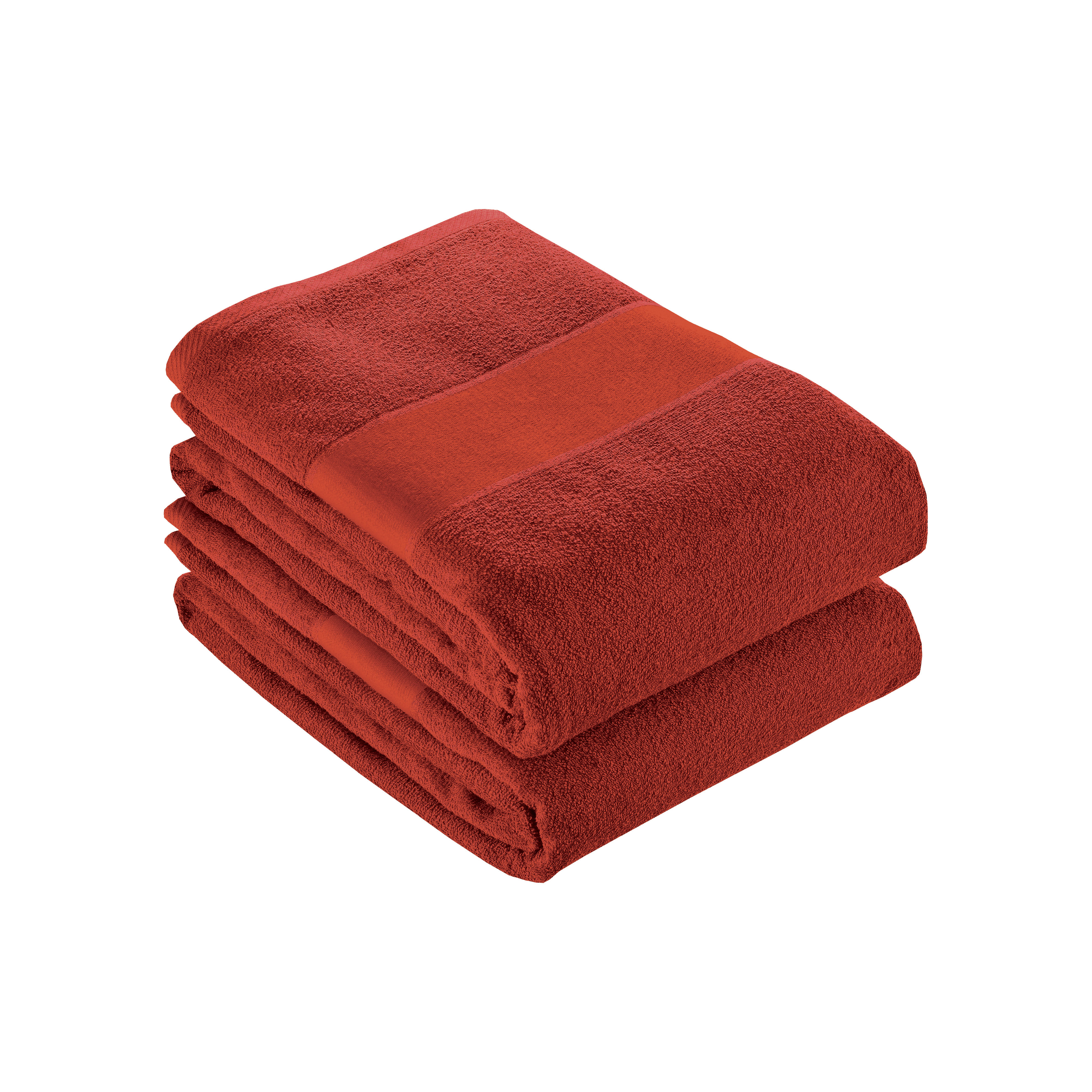 100% cotton (350 g/m2) terry towel with printable MATTE strip (50 x 100 cm) Red