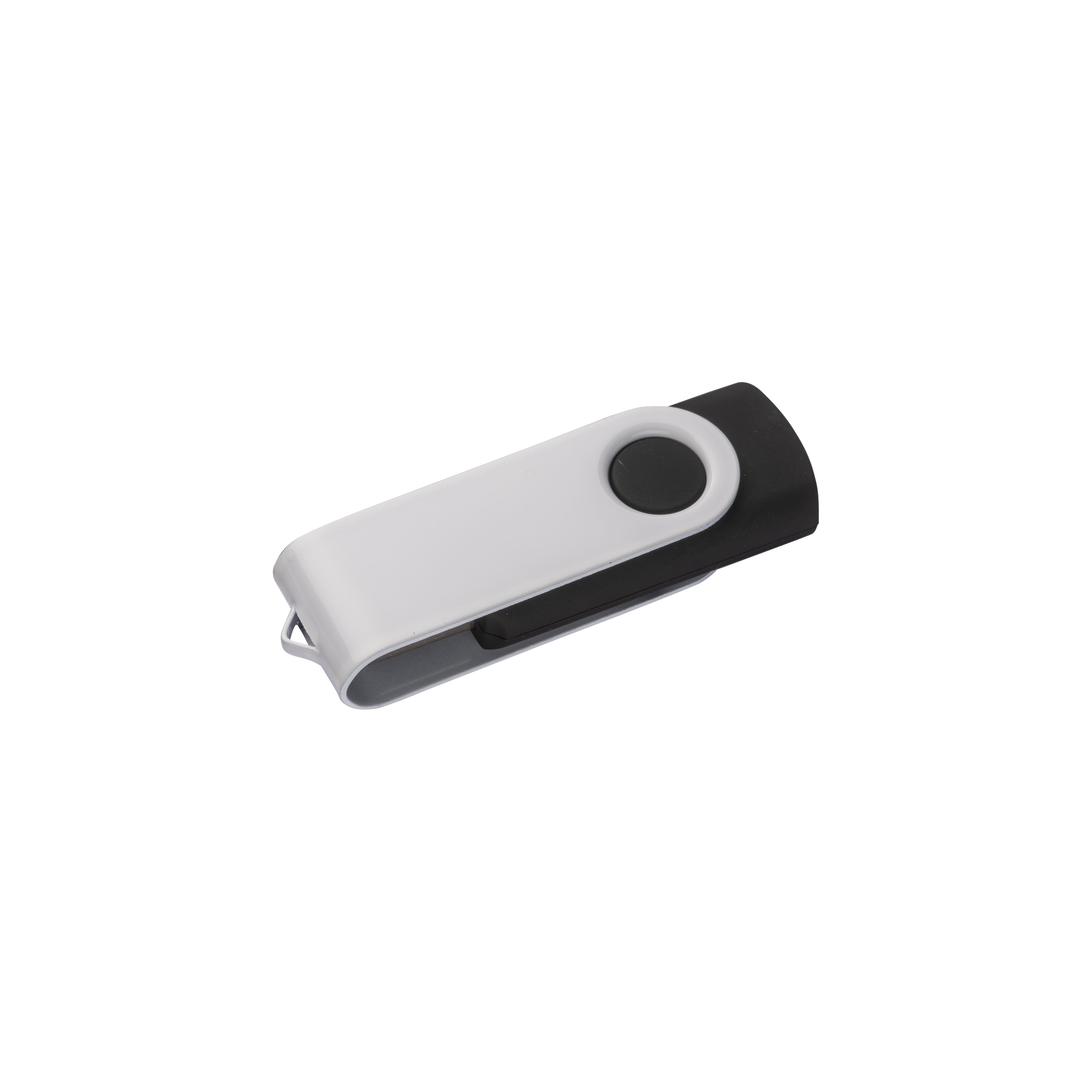 USB flash drive 4 Gb ABS and metal White