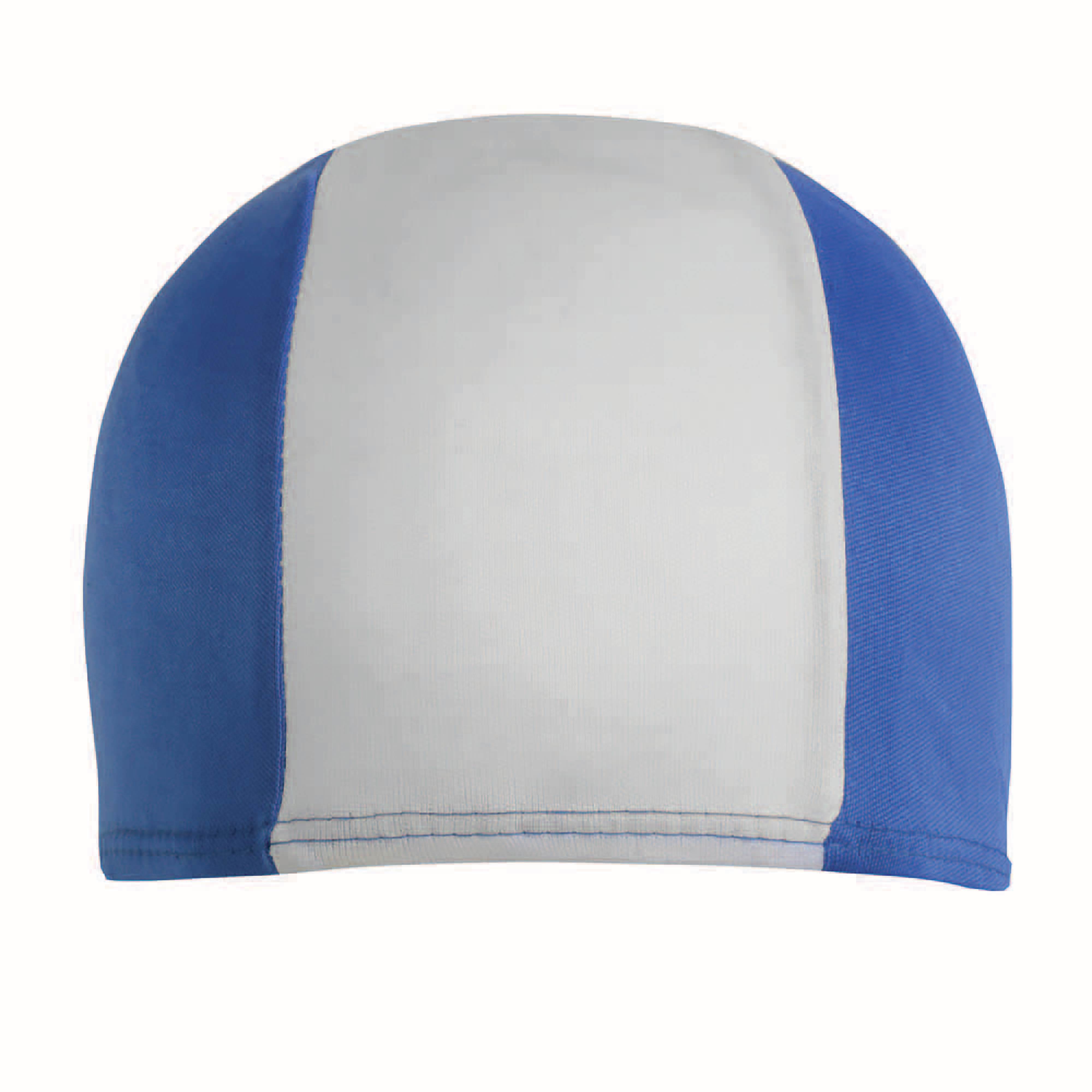 Polyester swimming cap junior size Royal-white