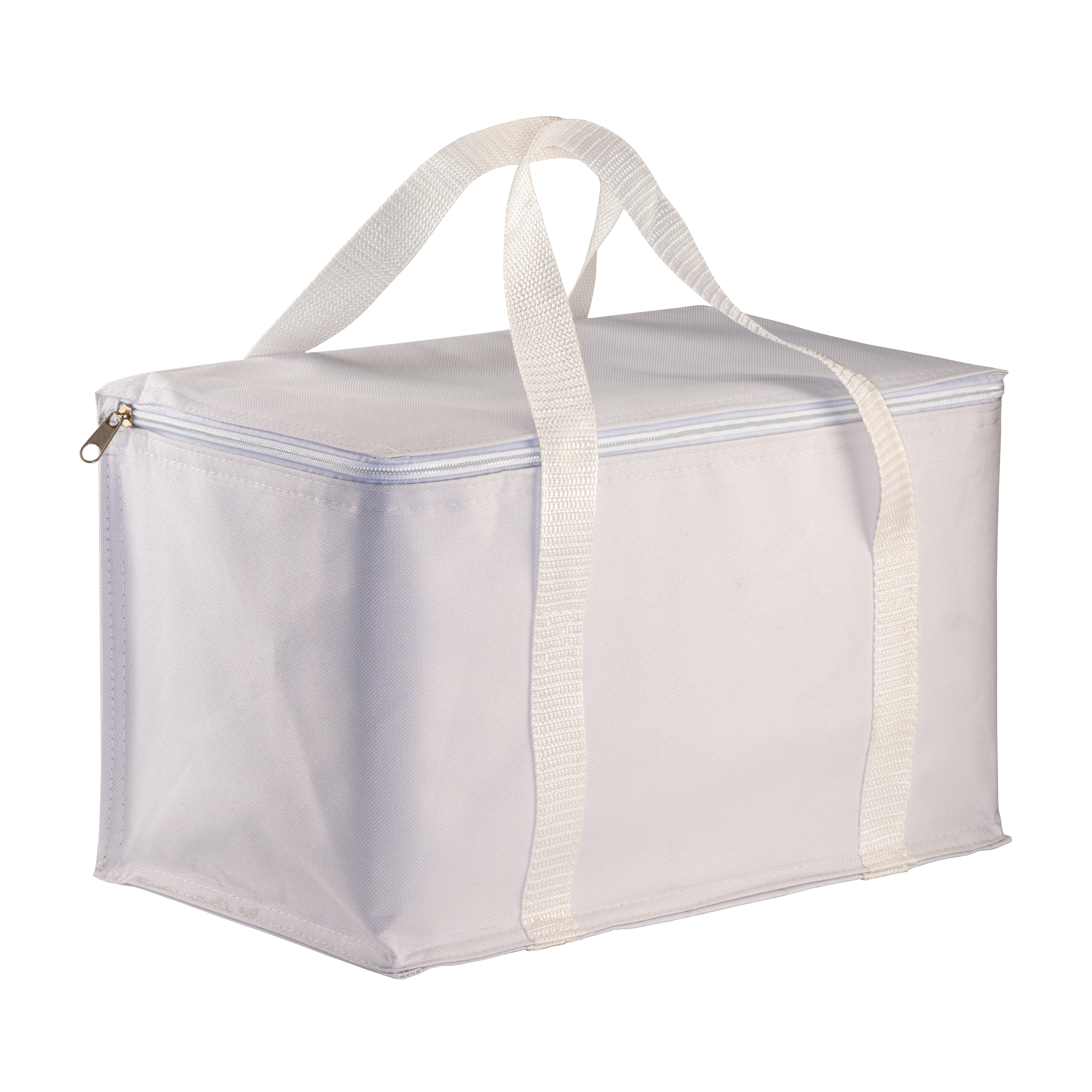 Cooler bag with silver interior White