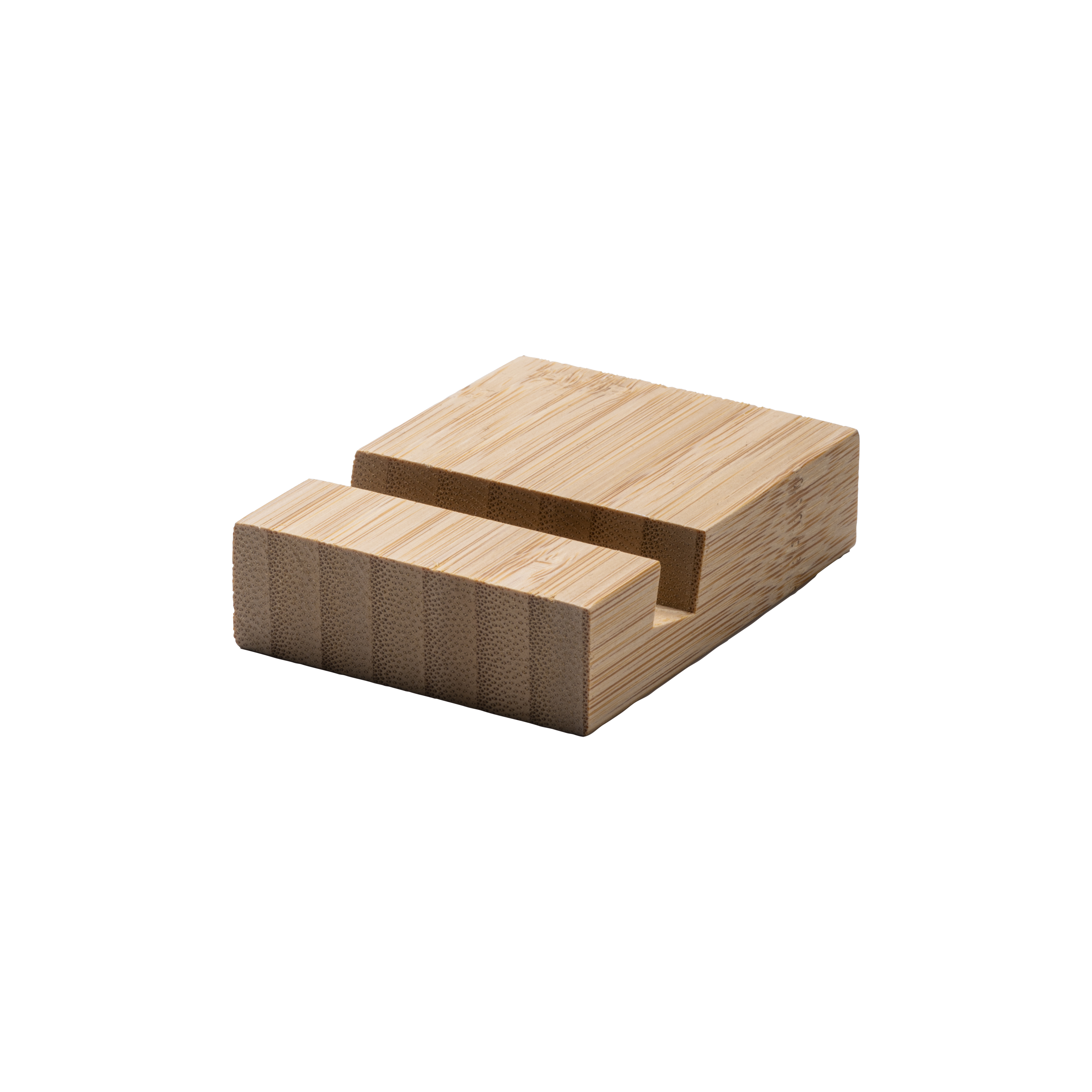 Bamboo mobile phone stand Natural