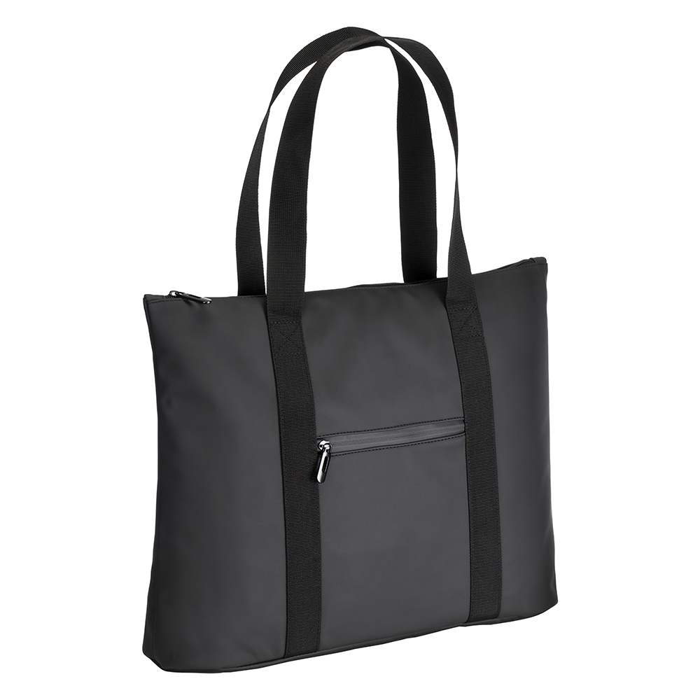 Tote bag made of soft PU water resistant Black