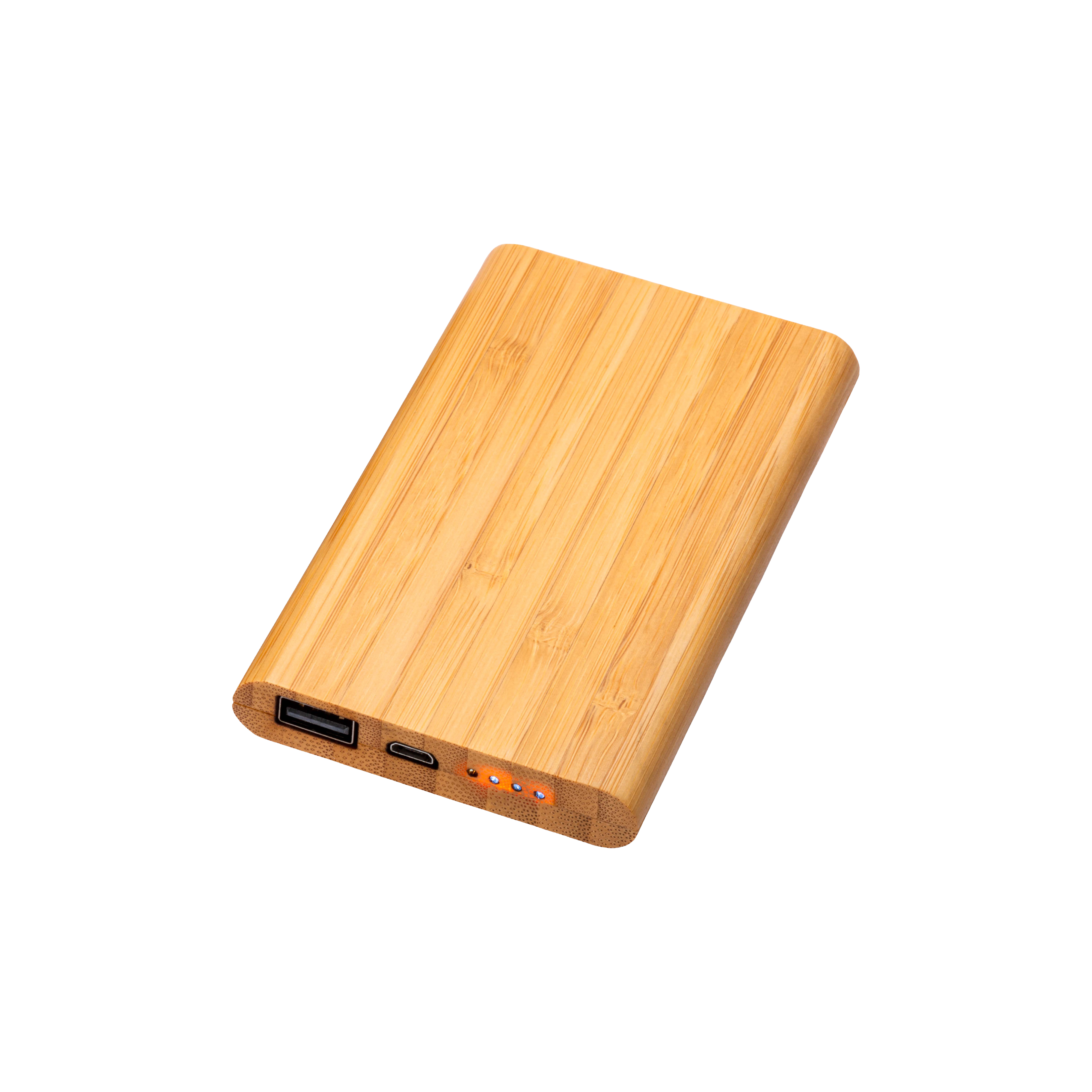 Power Bank 4000mAh in  Bamboo . Natural